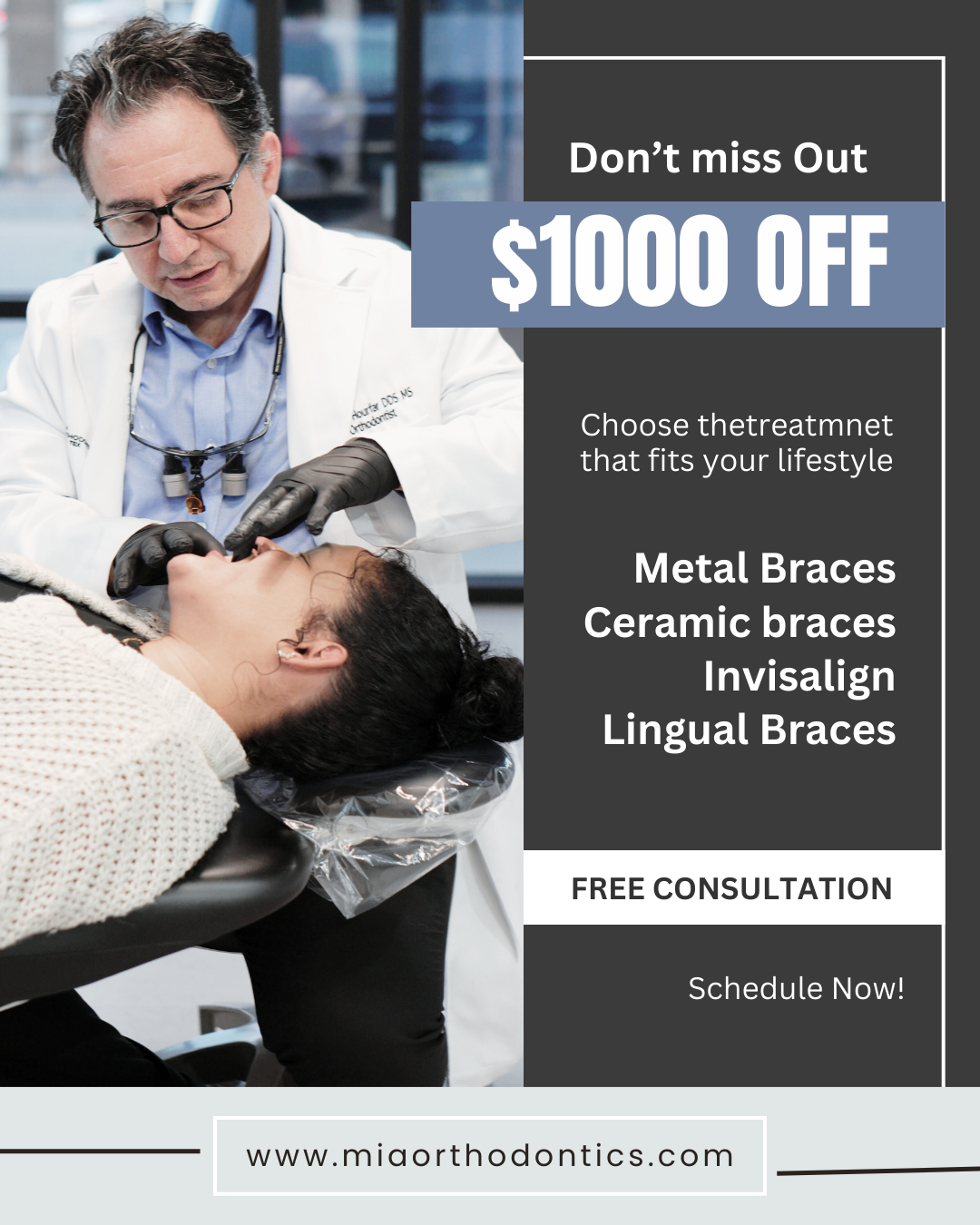 Mia Orthodontics Facebook ad from Jun 22, 2026