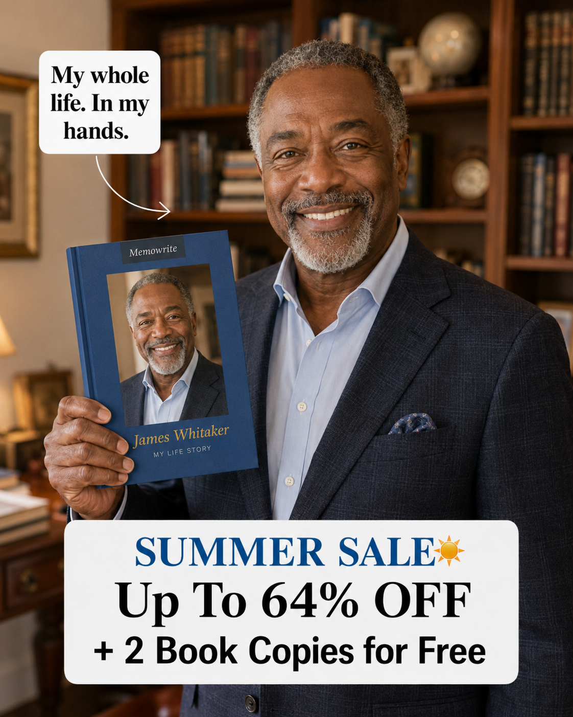Memowrite Facebook ad
