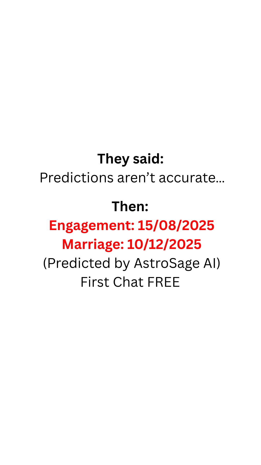 AstroSage AI Facebook ad