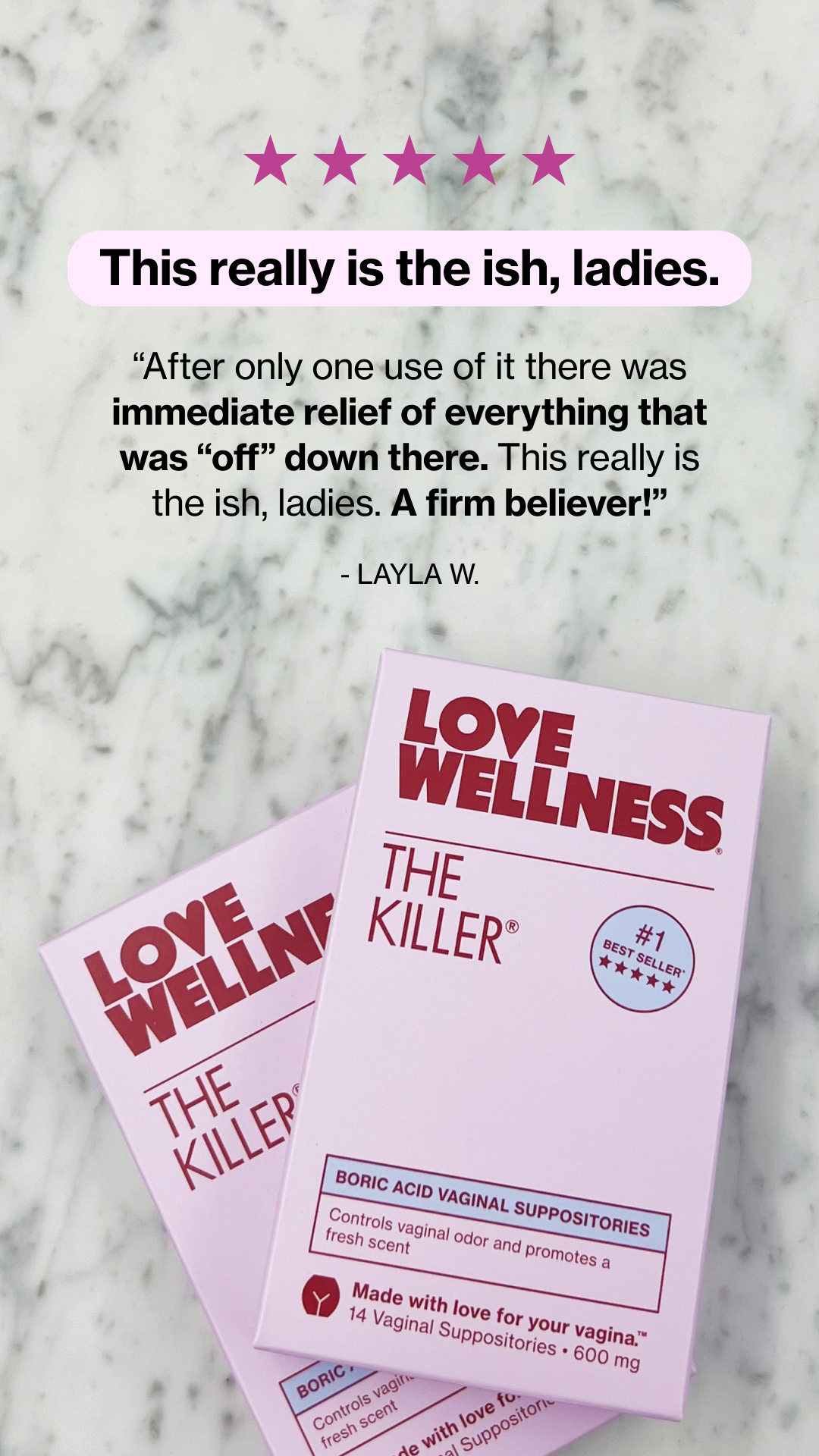 Love Wellness Facebook ad