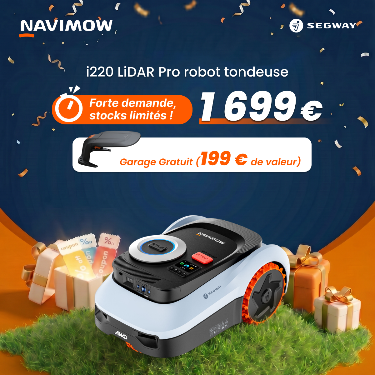 Segway Navimow FR Facebook ad