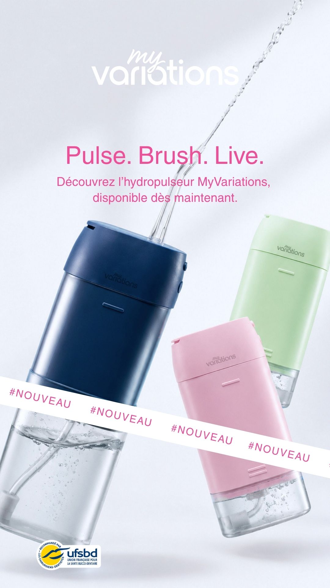 My Variations Facebook ad: L'hydropulseur MyVariations.