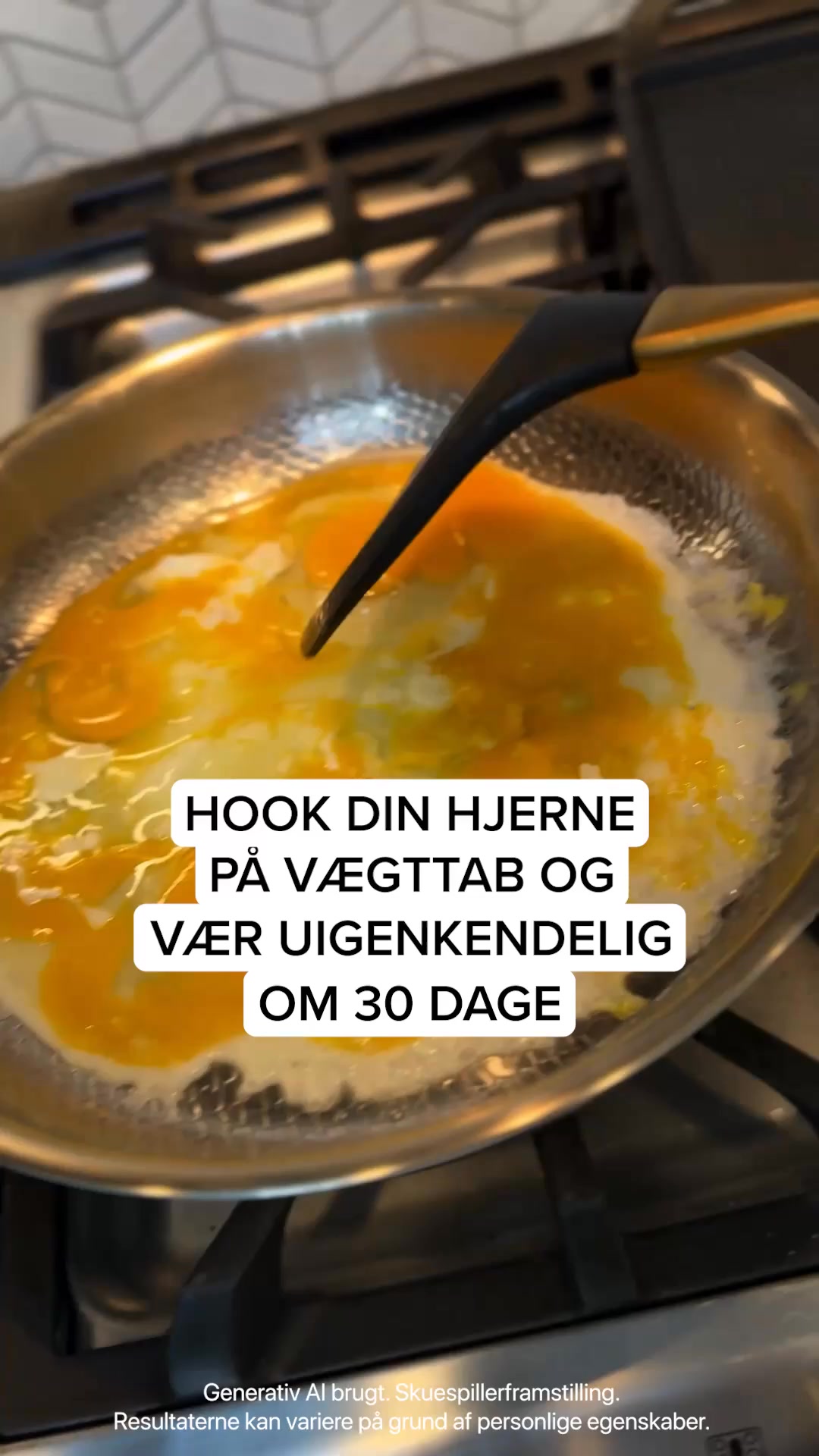 Kure for Hypnotherapy Facebook ad: Tryk play. Luk øjnene. Forandr alting
