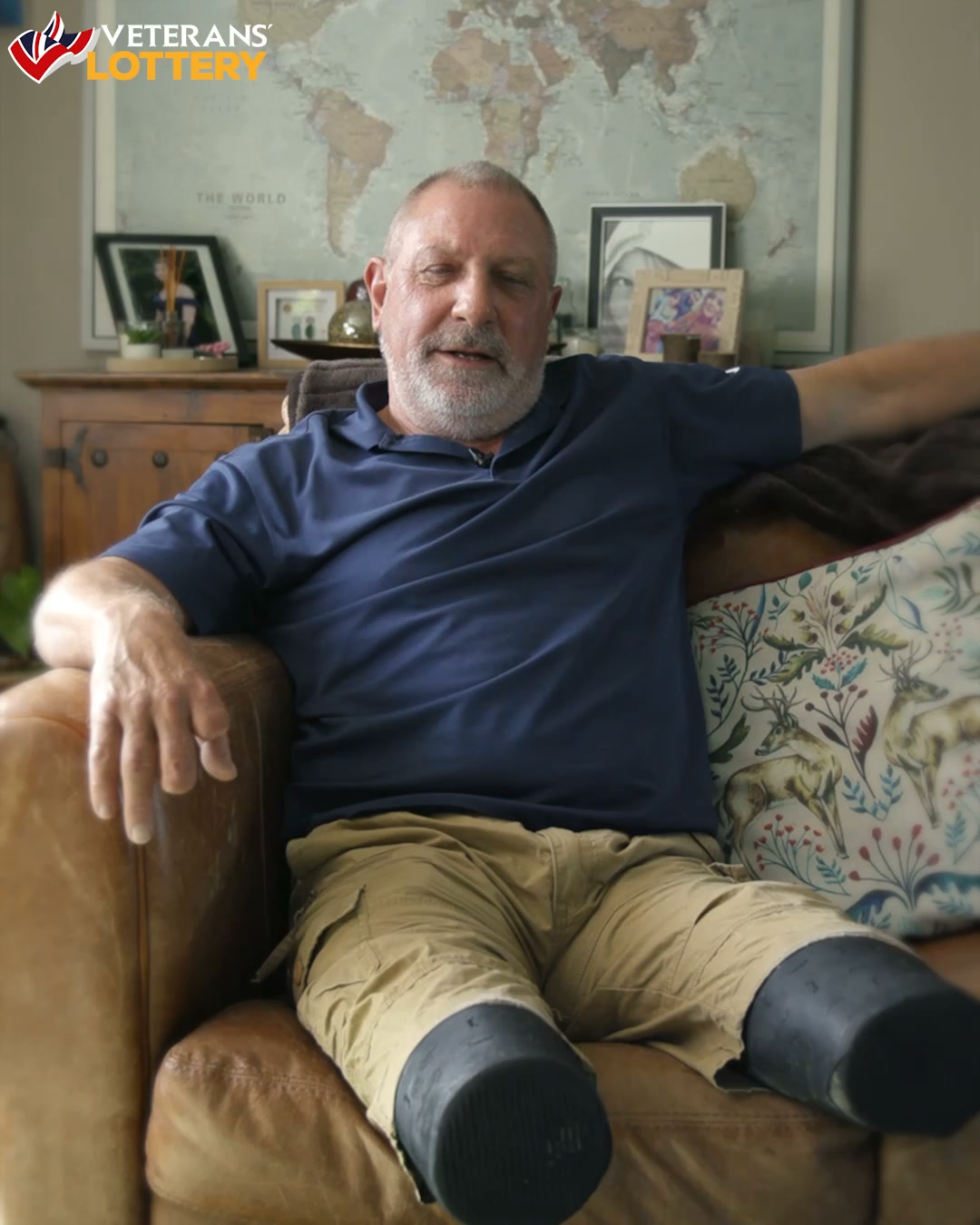 Veterans' Foundation Facebook ad: HERO VETERANS - REAL-LIFE STORIES