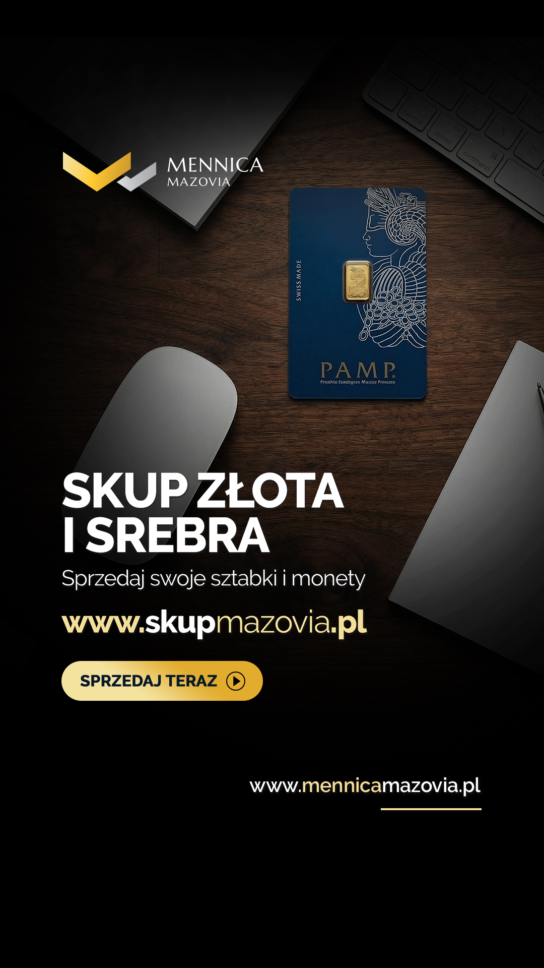 Mennica Mazovia Facebook ad from Jan 22, 2026