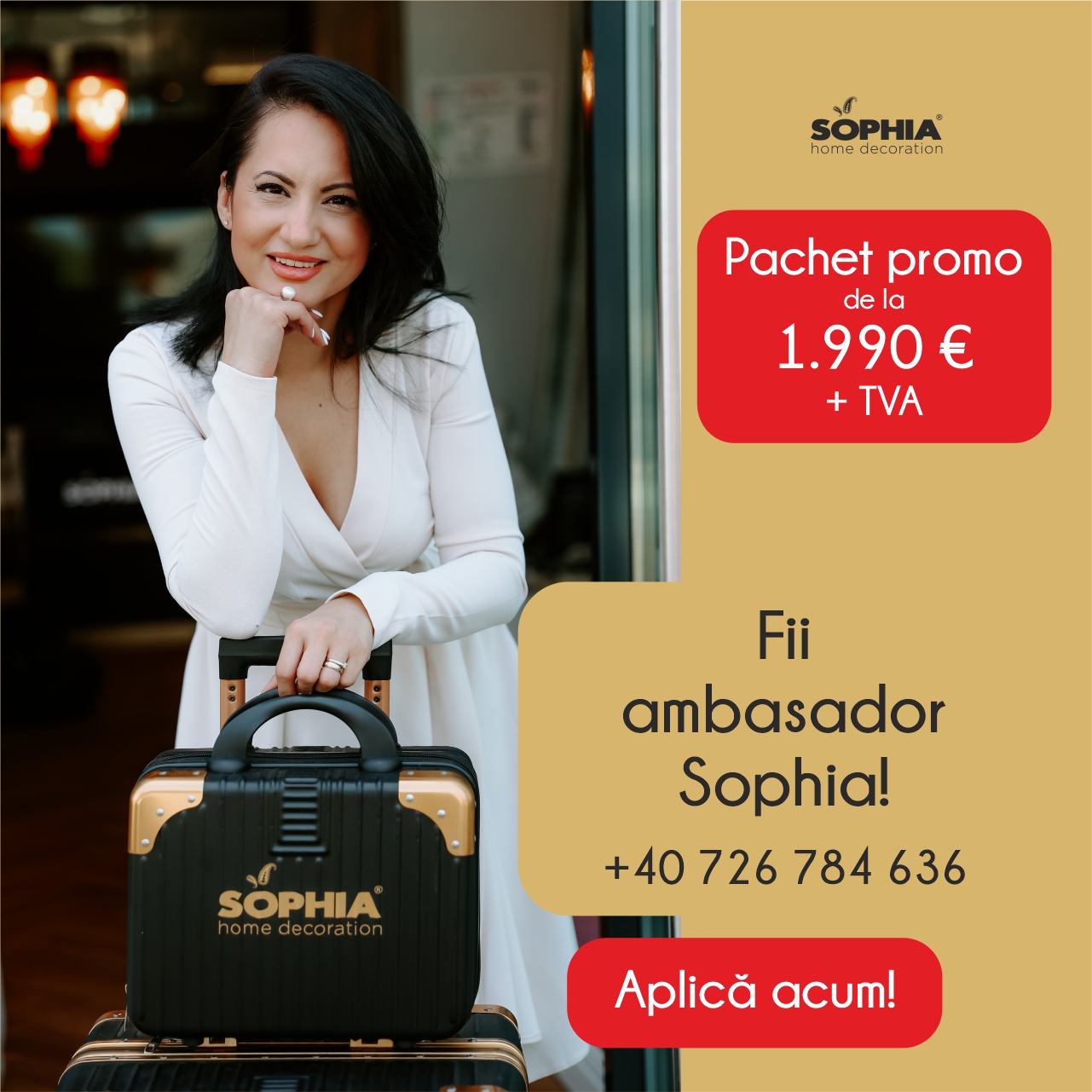 Sophia Romania Facebook ad