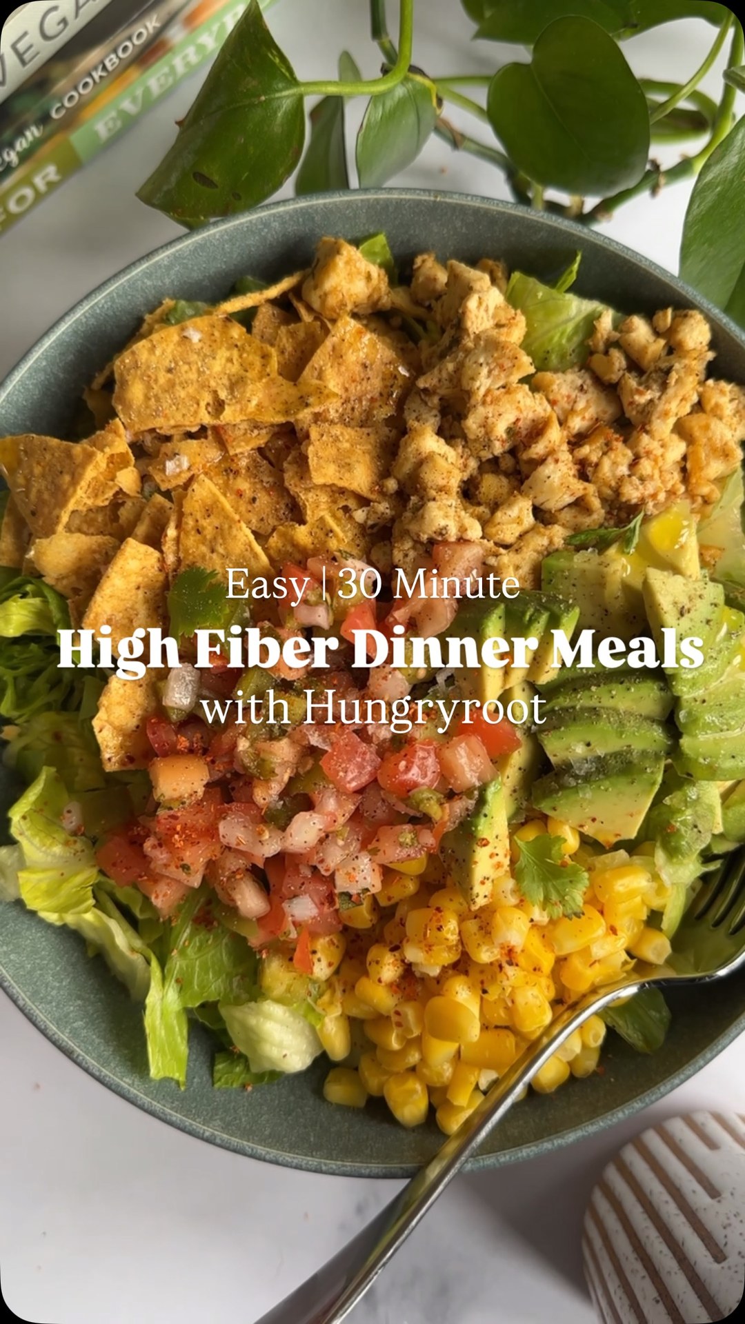 Hungryroot Facebook ad: If you want to add more fiber to…