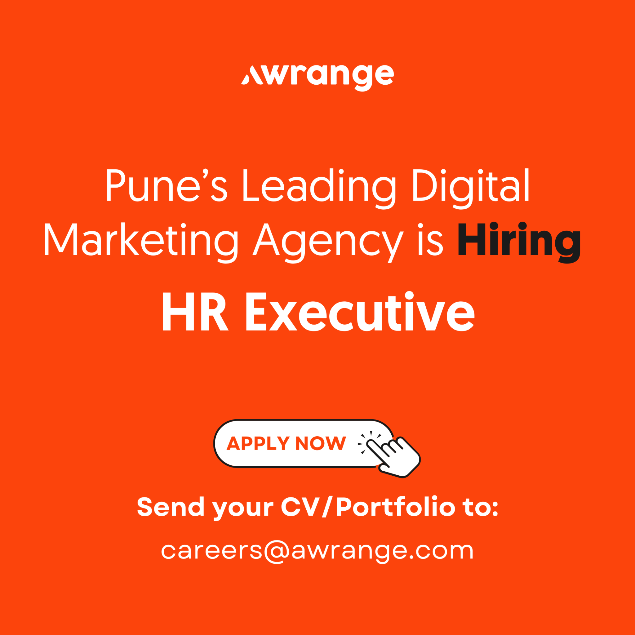 Awrange Facebook ad: HR Job in Digital Marketing