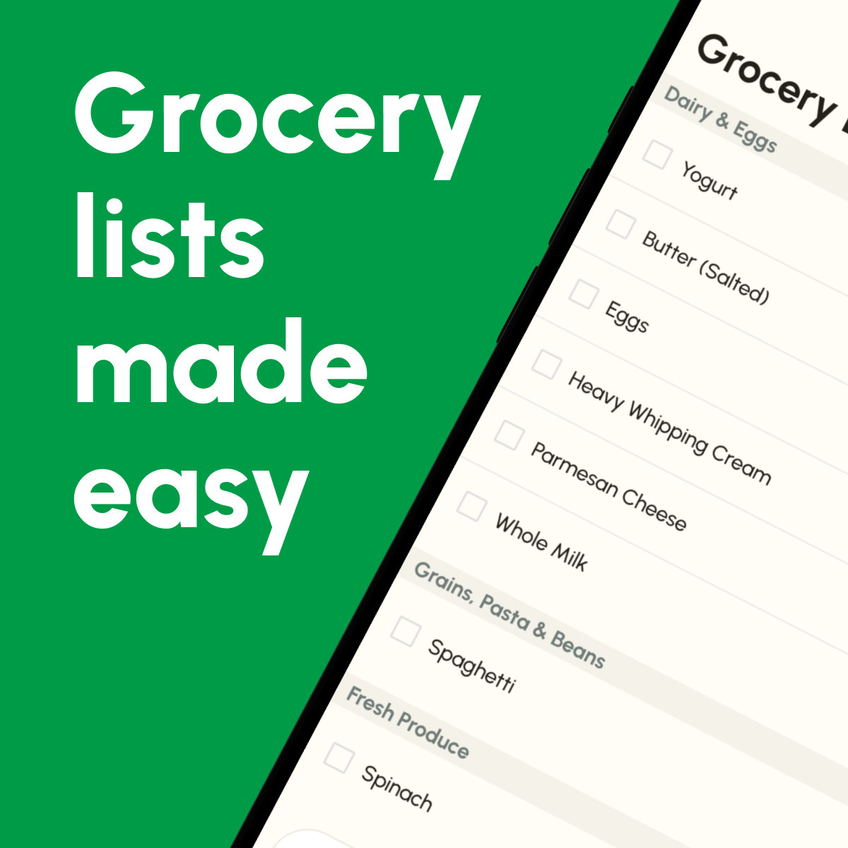 Grocery Buddy Facebook ad
