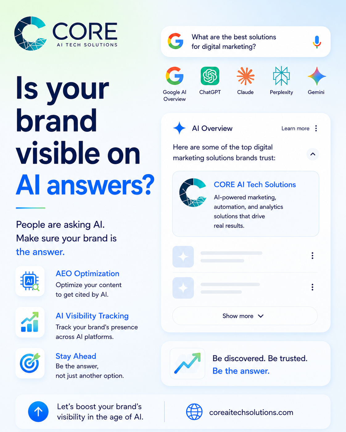 CORE AI Tech Solutions Facebook ad