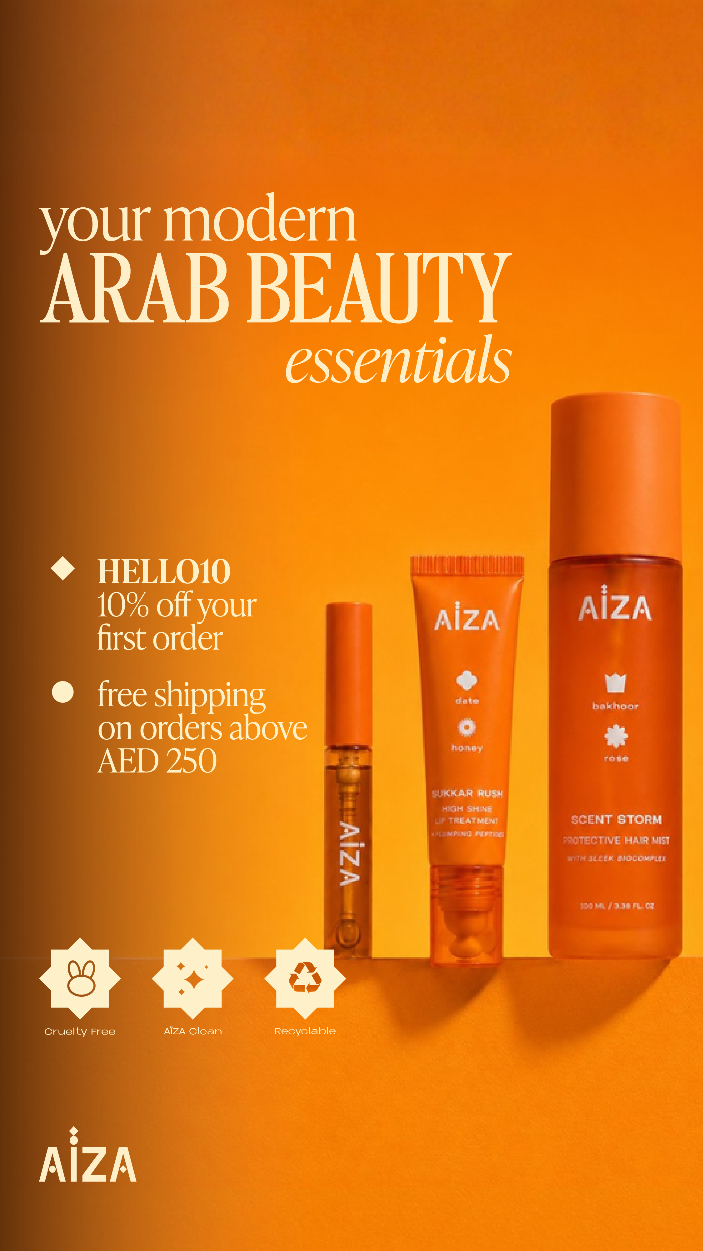 AÏZA Facebook ad
