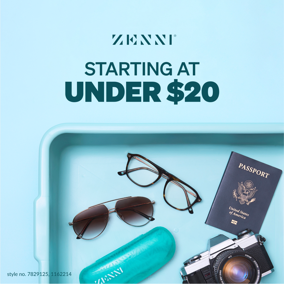 Zenni Optical Facebook ad