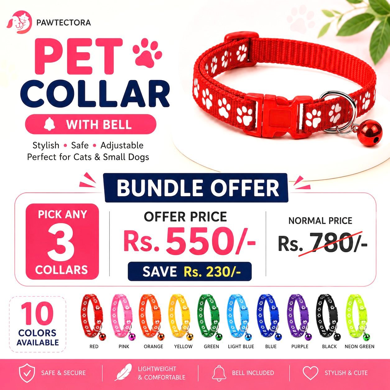 Pawtectora Facebook ad: Everything Your Furry Friend Needs!