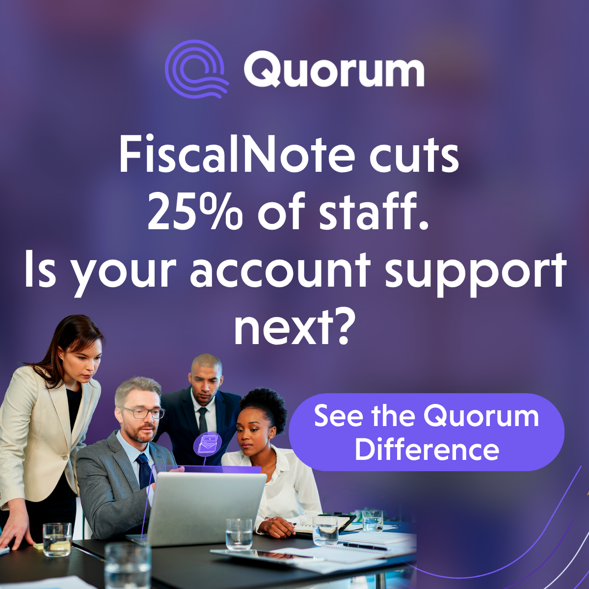 Quorum Facebook ad