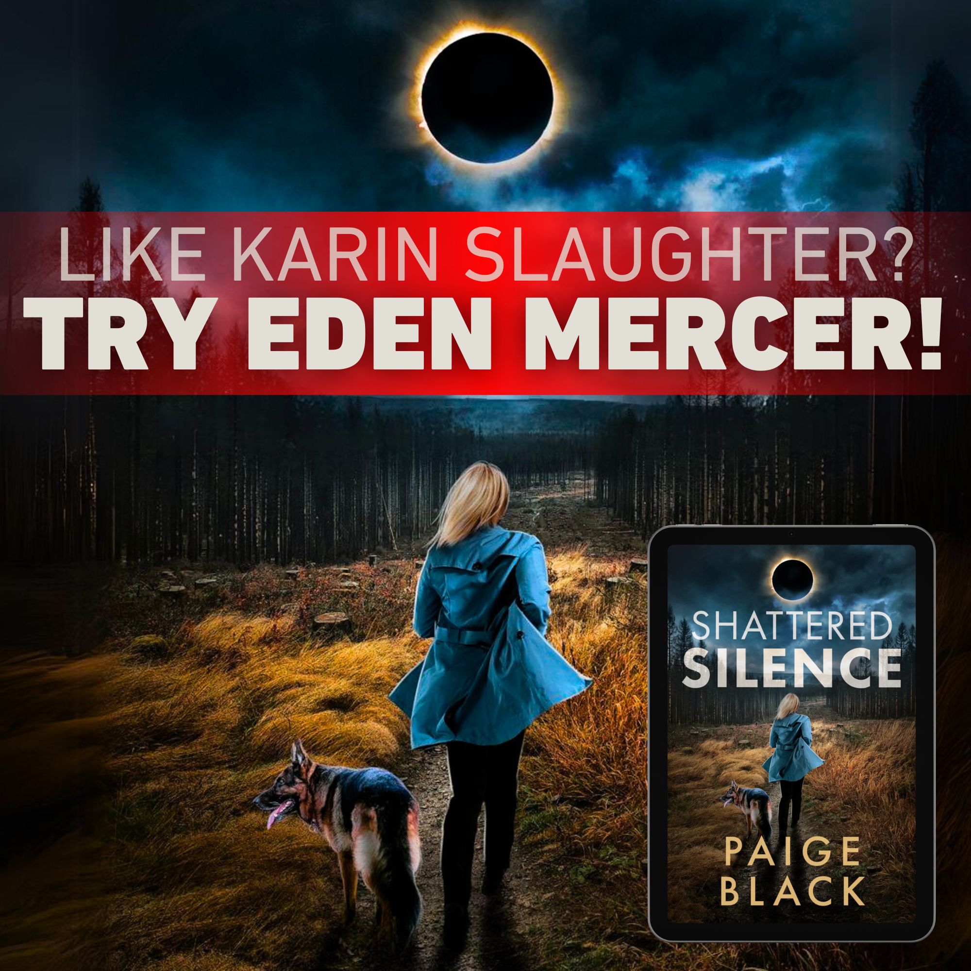 Paige Black Books Facebook ad
