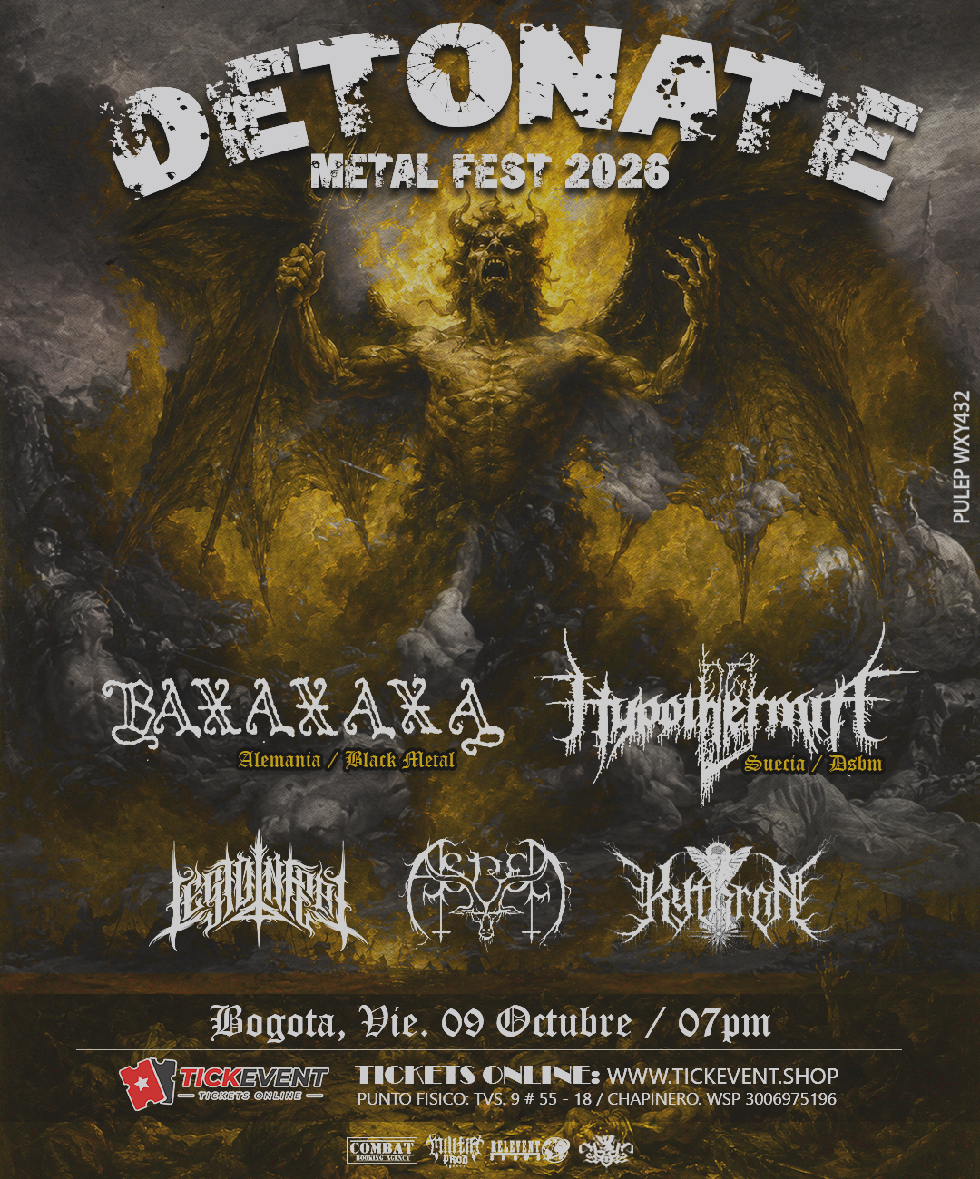 Relevent Shows Facebook ad: DETONATE METAL FEST, 4TA EDICIÓN