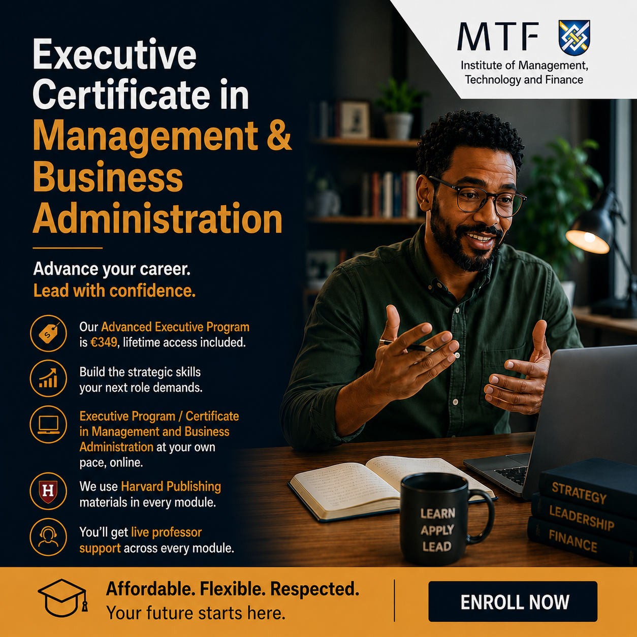 Institute of Management, Technology and Finance Facebook ad