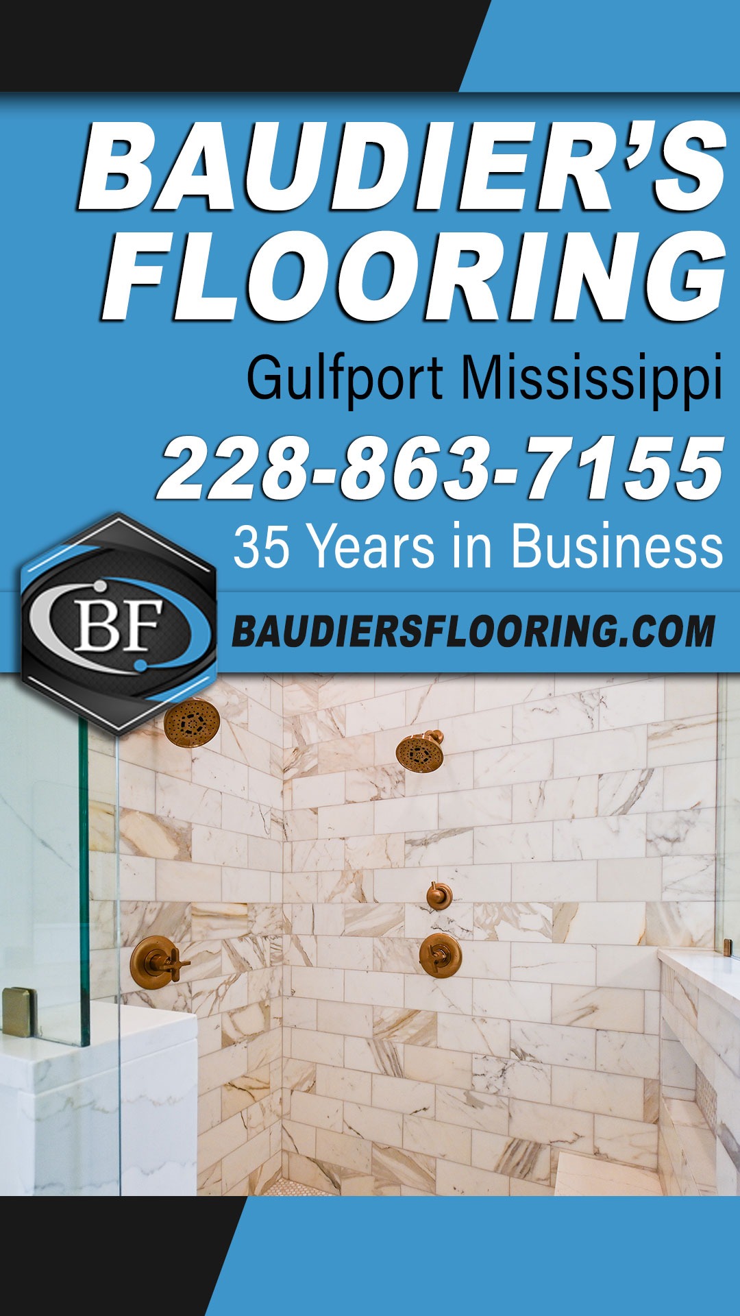 Baudier's Flooring & Design Co Facebook ad