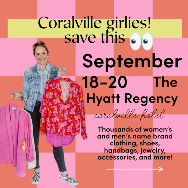 Statemint Coralville Facebook ad: Coralville women who love name brands but hate…