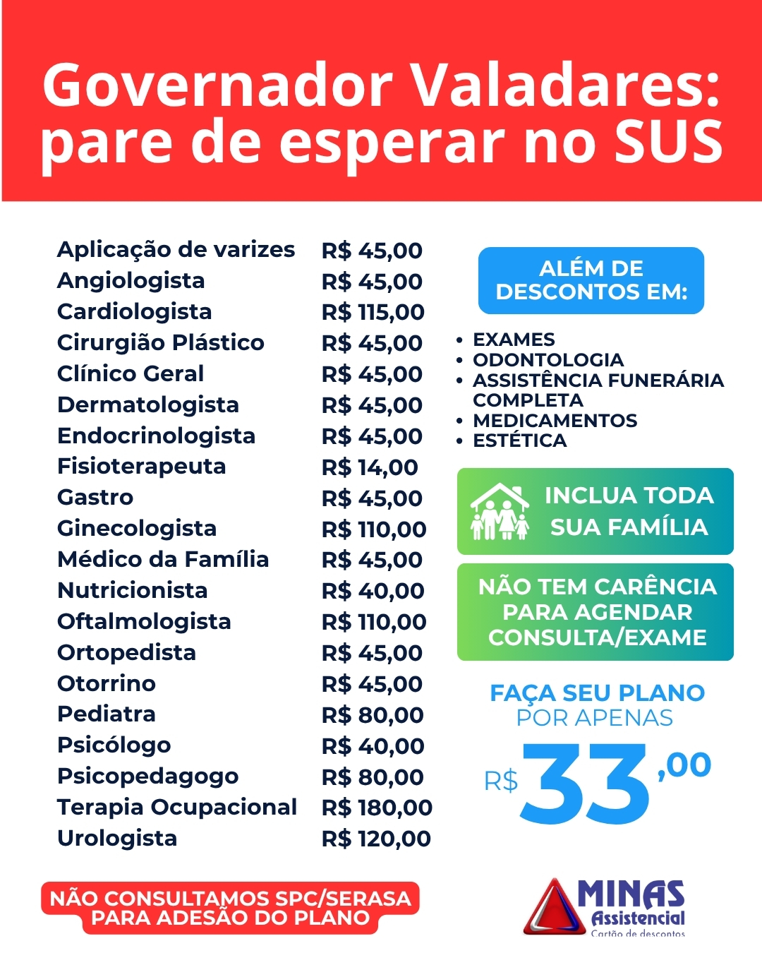 Minas Assistencial GV Facebook ad