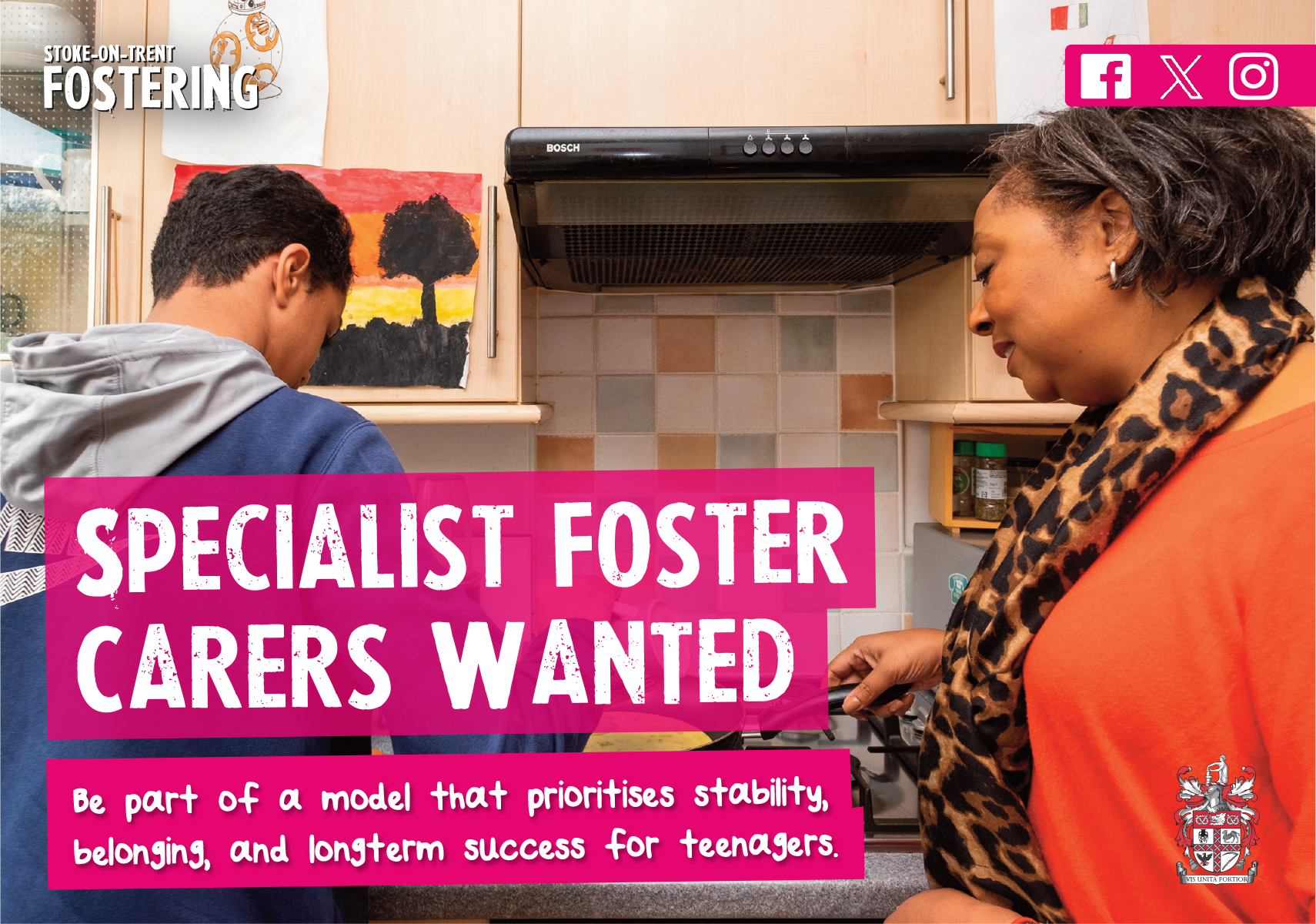 Fostering Stoke-on-Trent Facebook ad