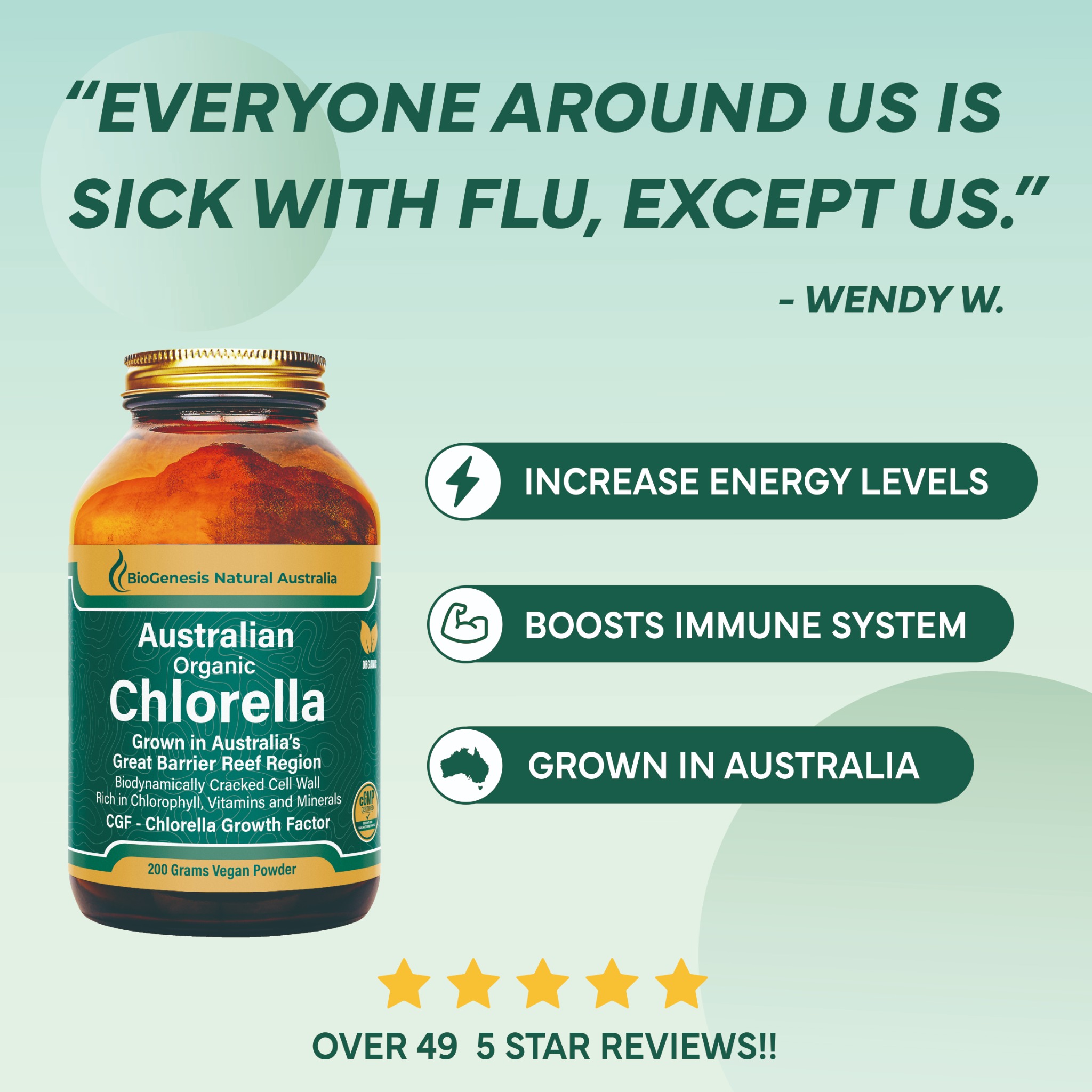 Biogenesis Australia Facebook ad