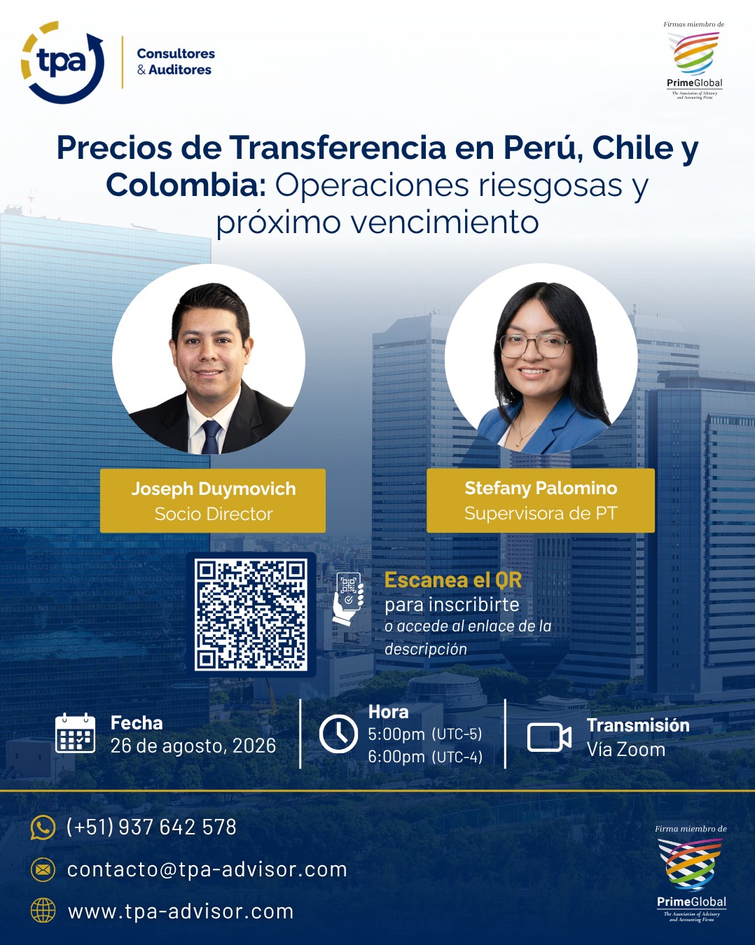 TPA Consultores & Auditores Facebook ad: Los vencimientos de Precios de Transferencia se acercan.