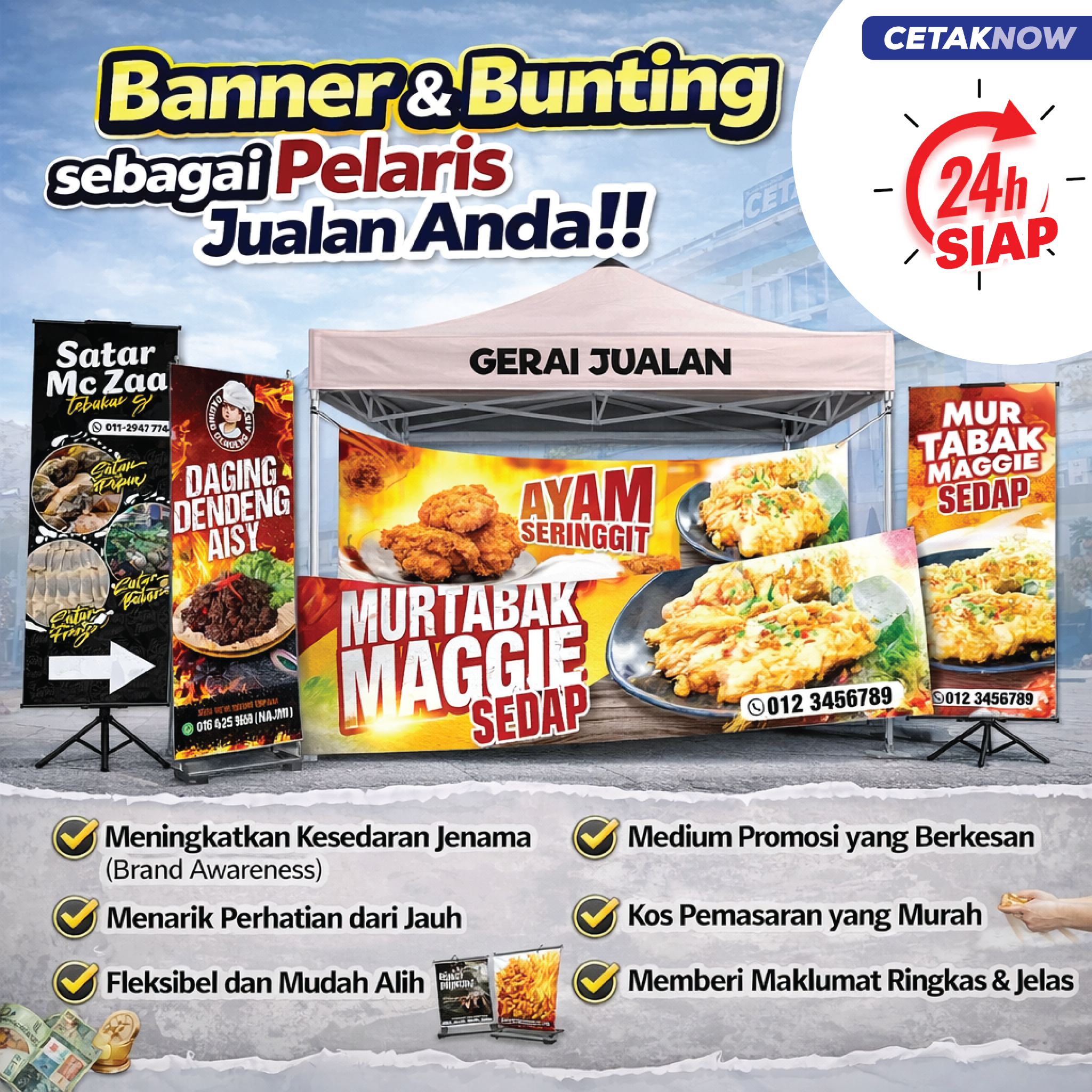 Kilang Cetak Terengganu Facebook ad from Apr 6, 2026