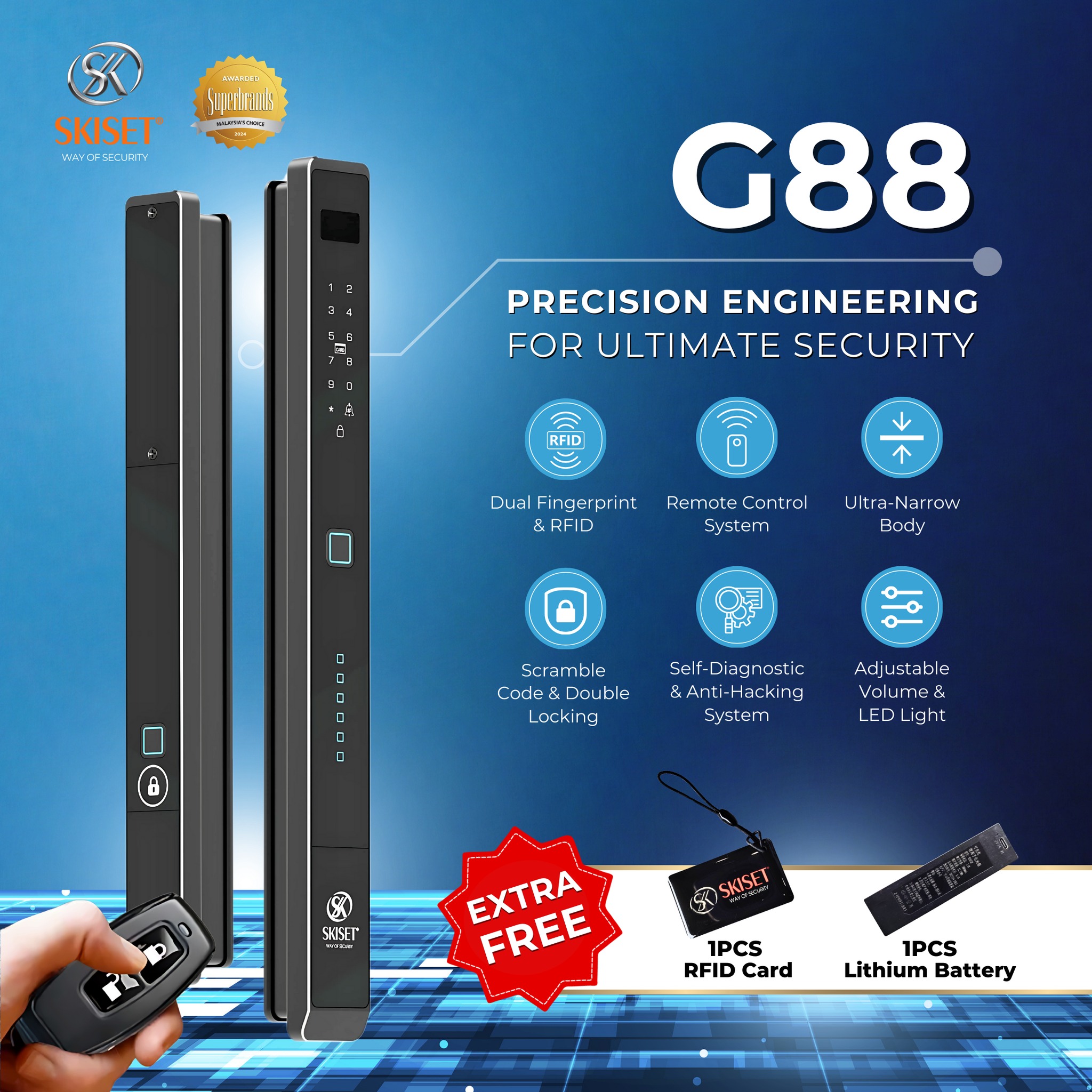 Skiset Digital Smart Lock Malaysia Facebook ad