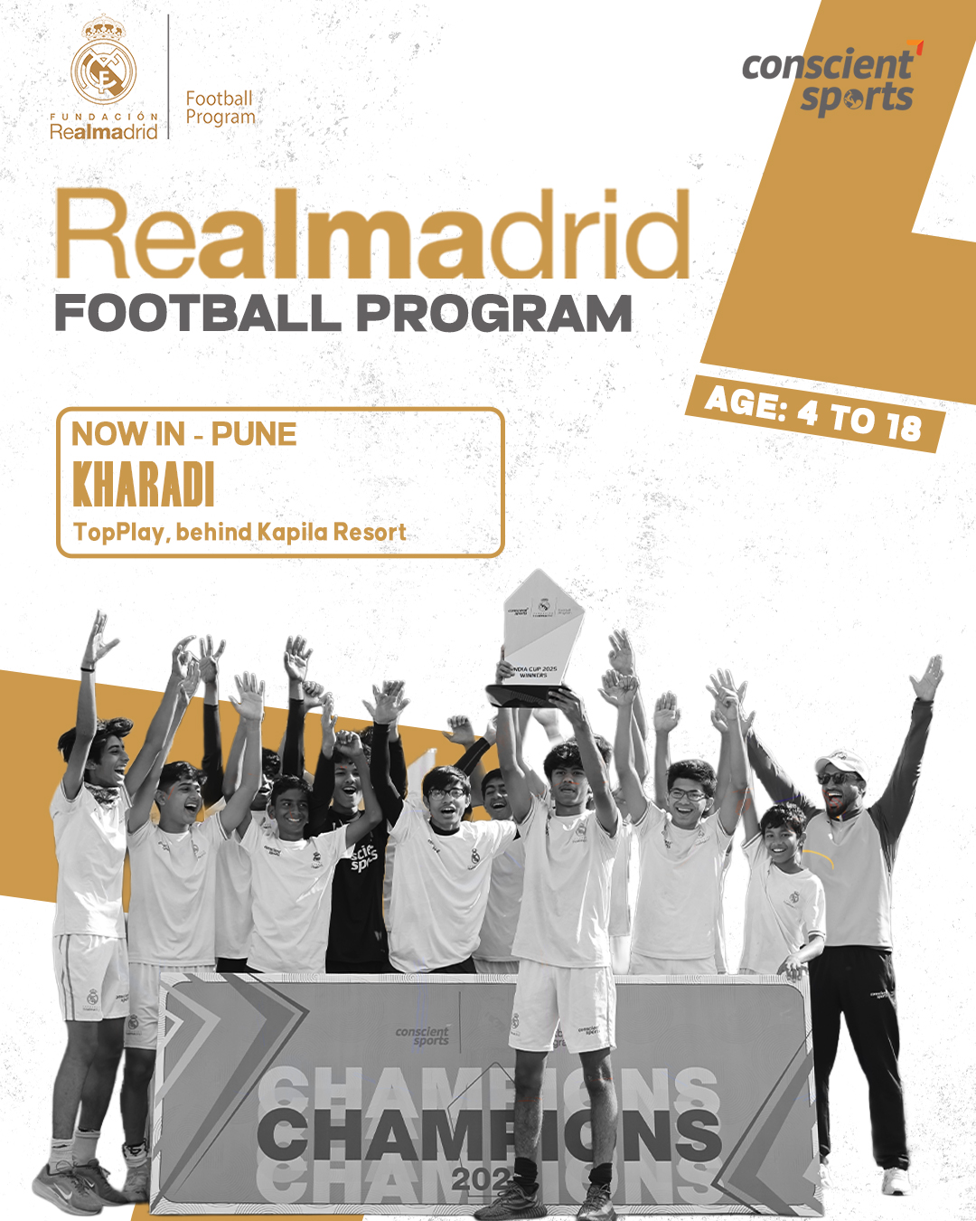 RMF India - Partner Conscient Sports Facebook ad