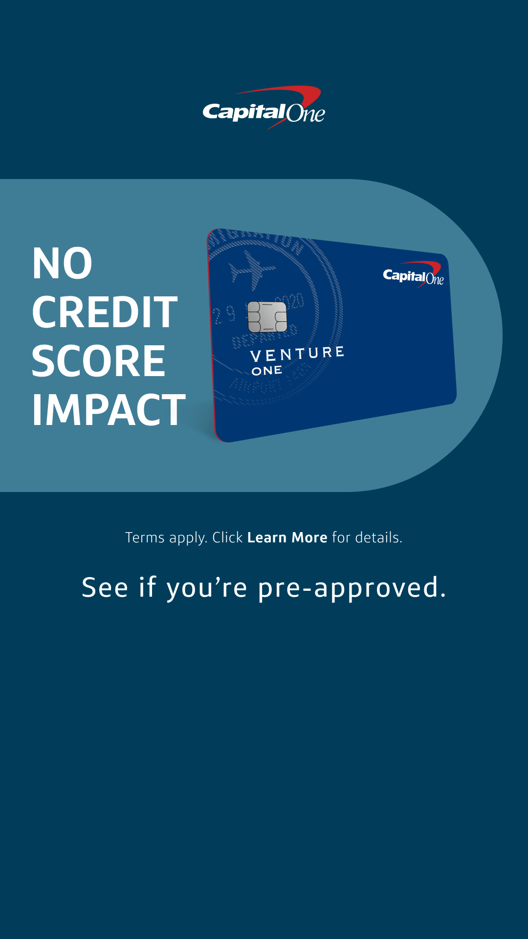 Capital One Facebook ad