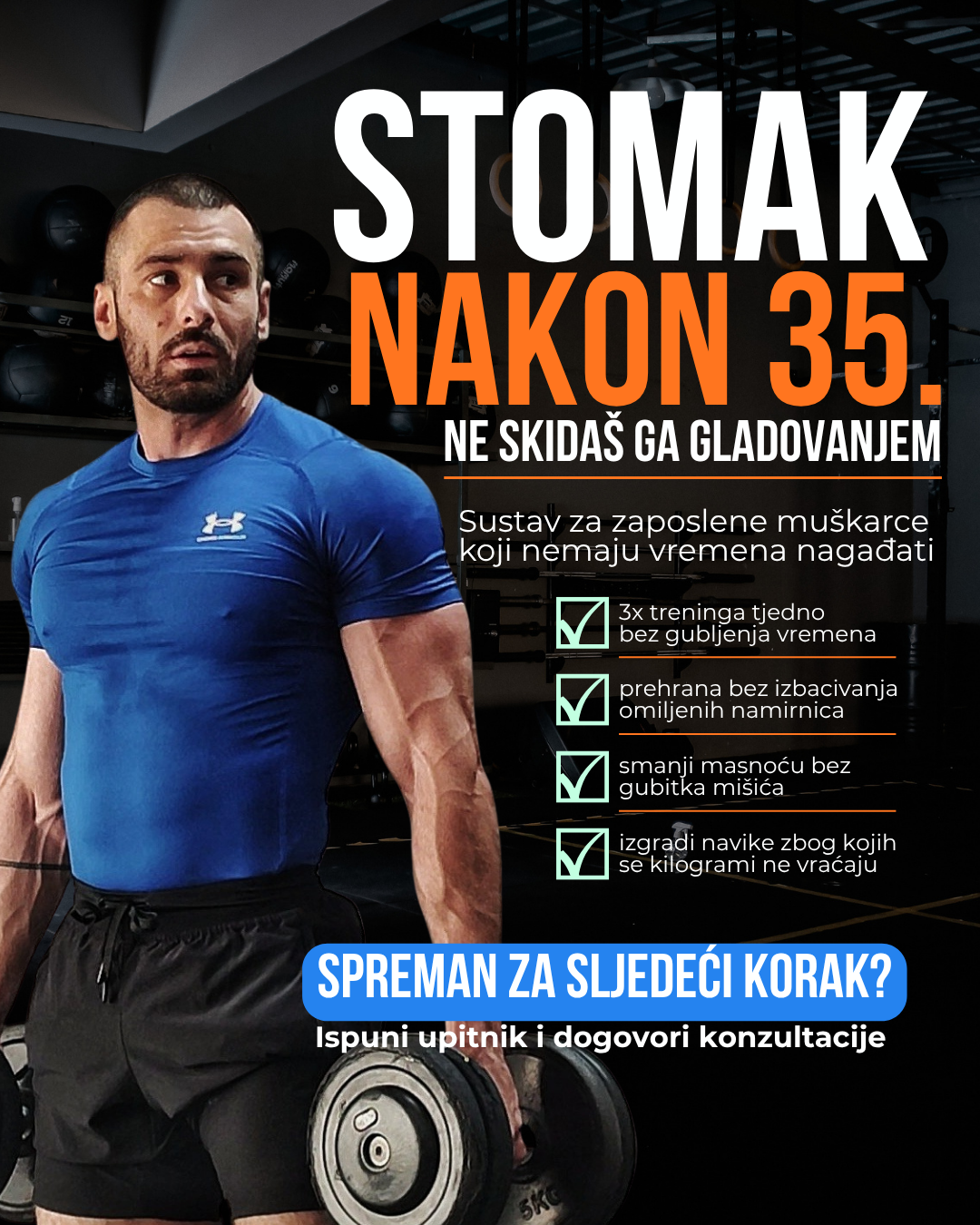 Mladen Špiranović - Pravilan Pristup Treningu I Prehrani Facebook ad: Skini stomak bez dijeta