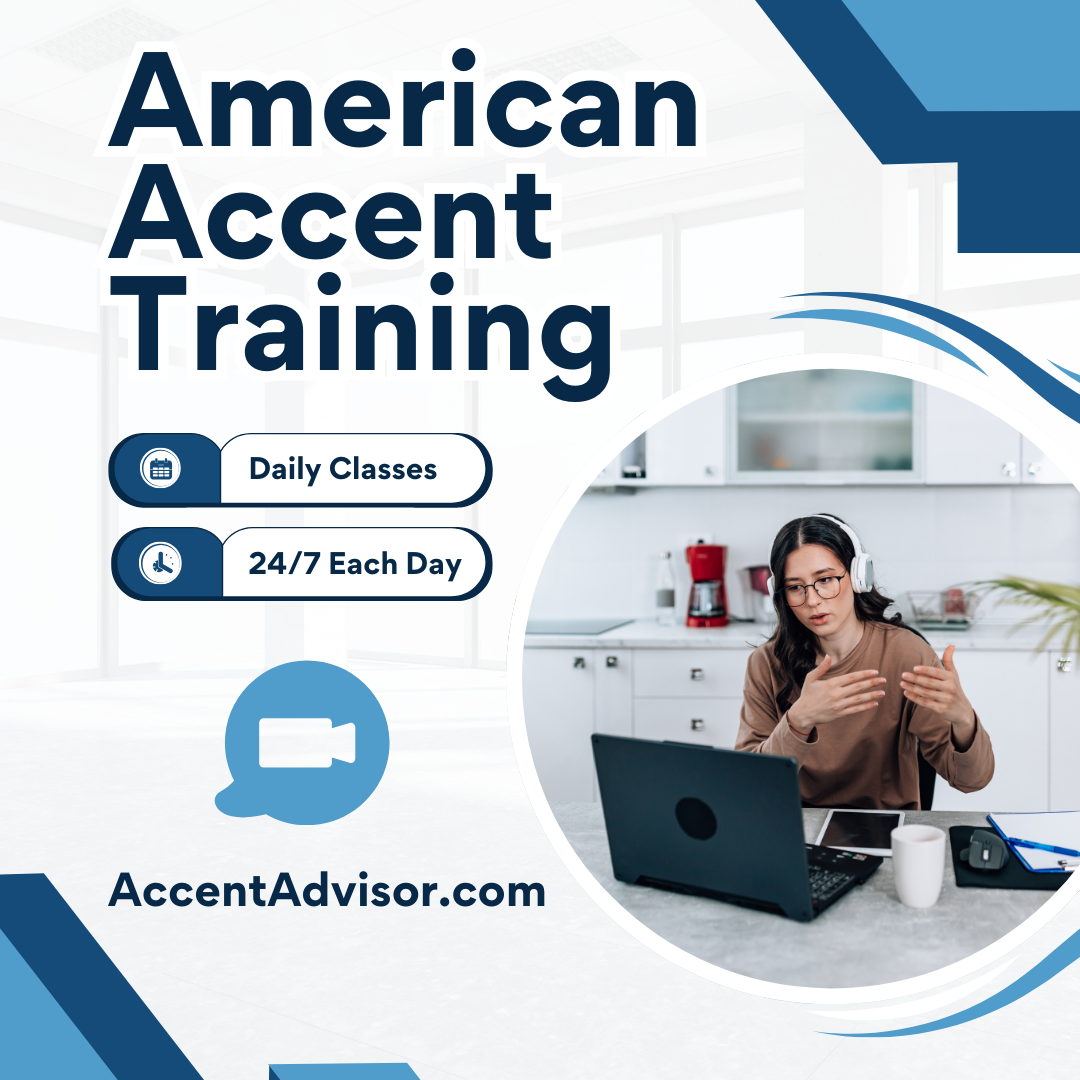 Accent Advisor - American Pronunciation Facebook ad