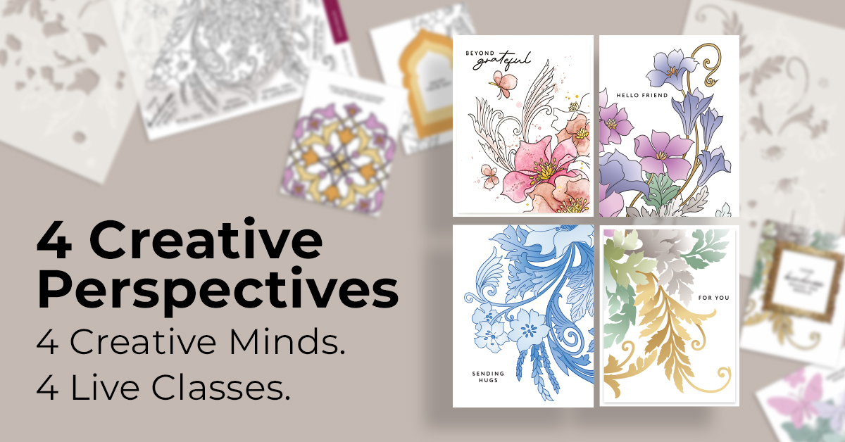 Altenew Facebook ad: Master 8 New Card Designs with Experts