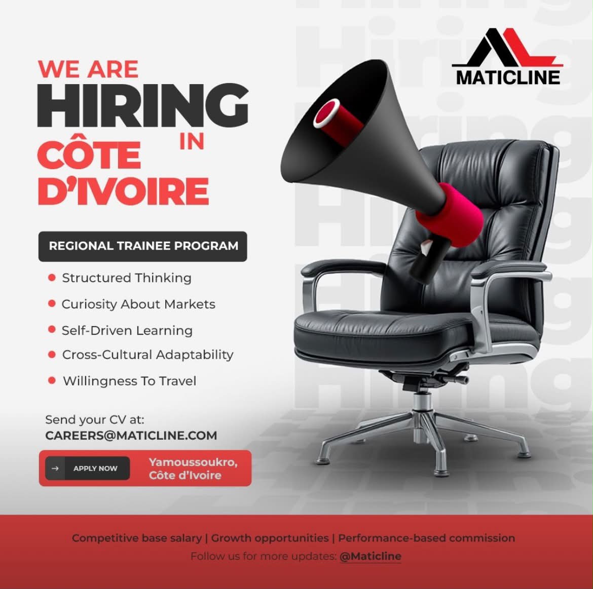 Maticline Industries Cote D'voire Facebook ad: MATICLINE INDUSTRIES IS HIRING IN CÔTE D’IVOIRE