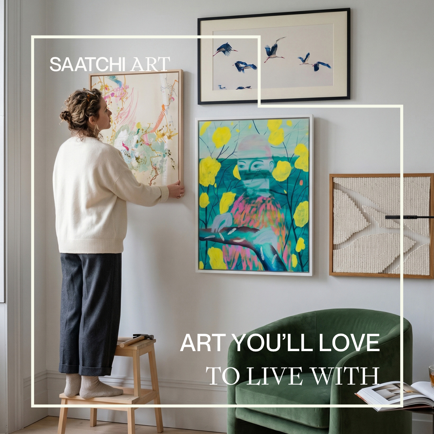 Saatchi Art Facebook ad