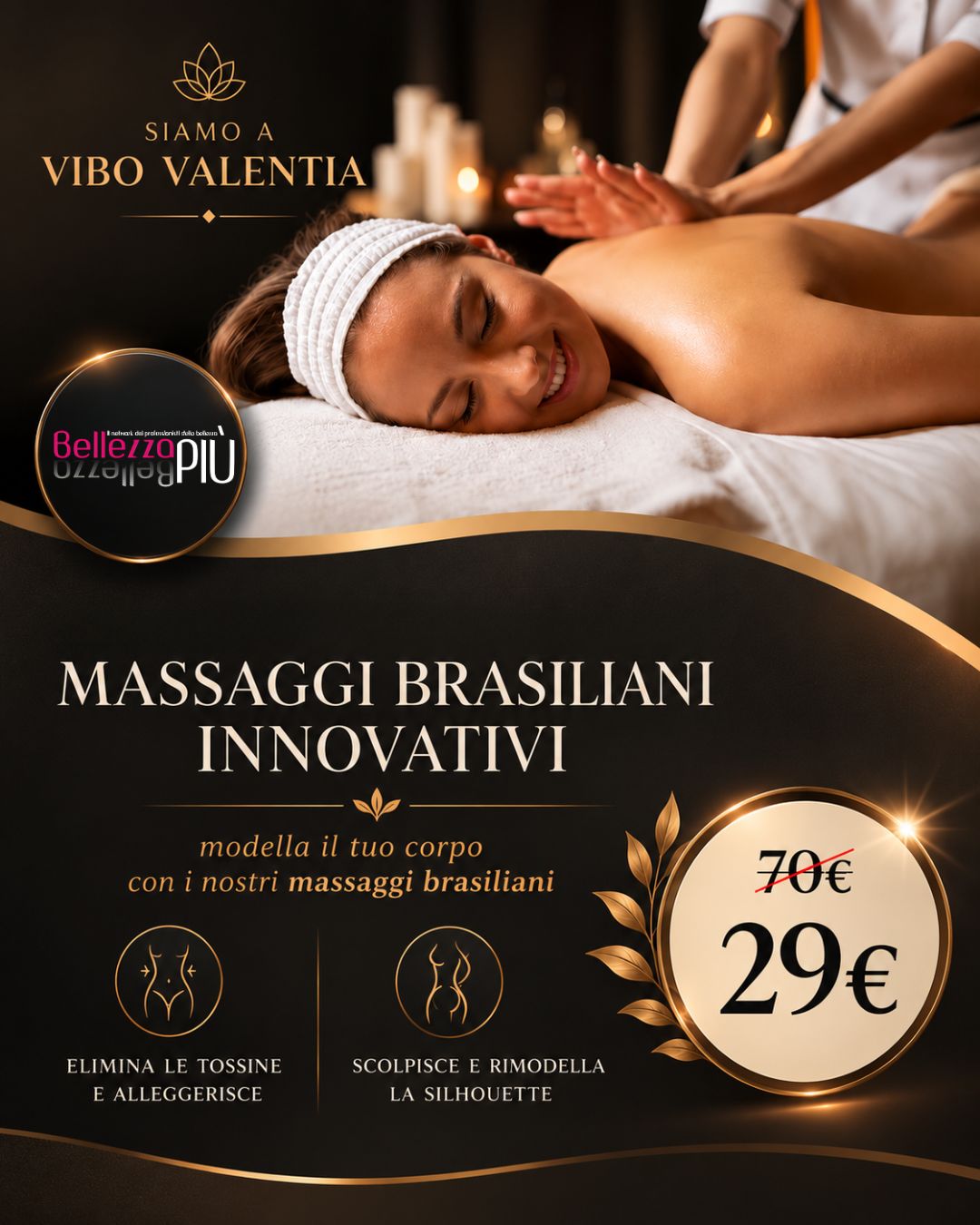 BellezzaPiù Facebook ad: rimodella il tuo corpo