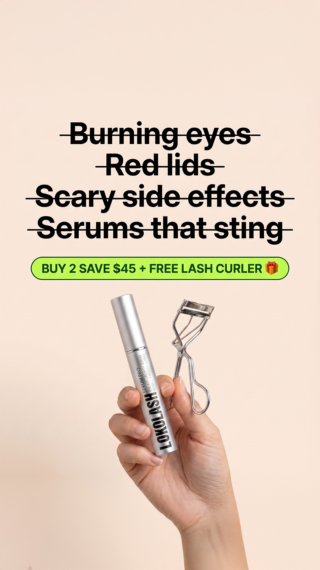 Lokolash Facebook ad