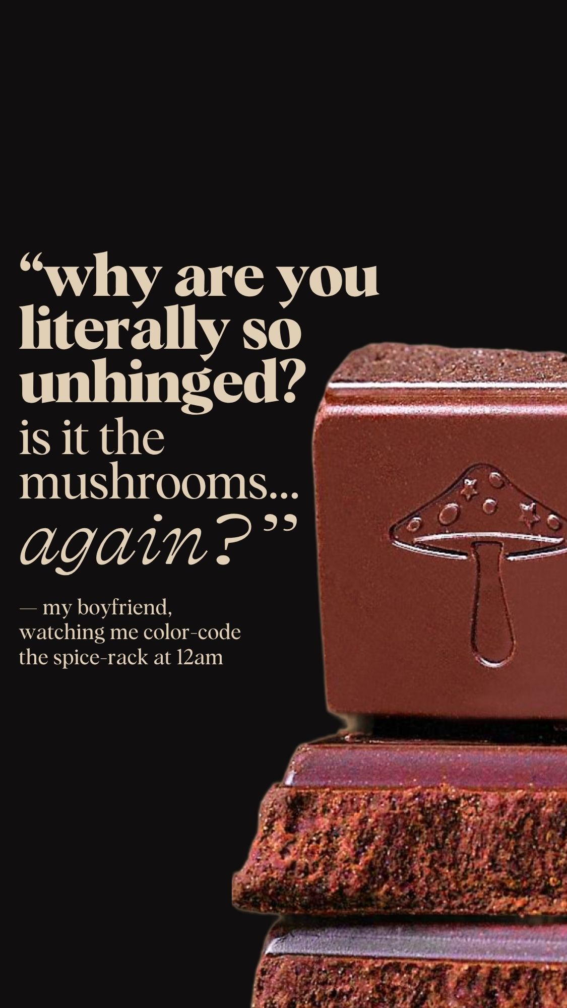 Alice Mushrooms Facebook ad