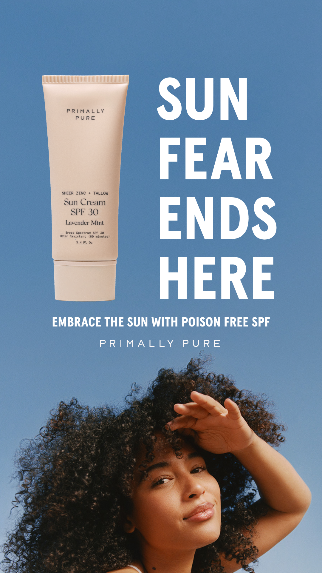 Primally Pure Skincare Facebook ad
