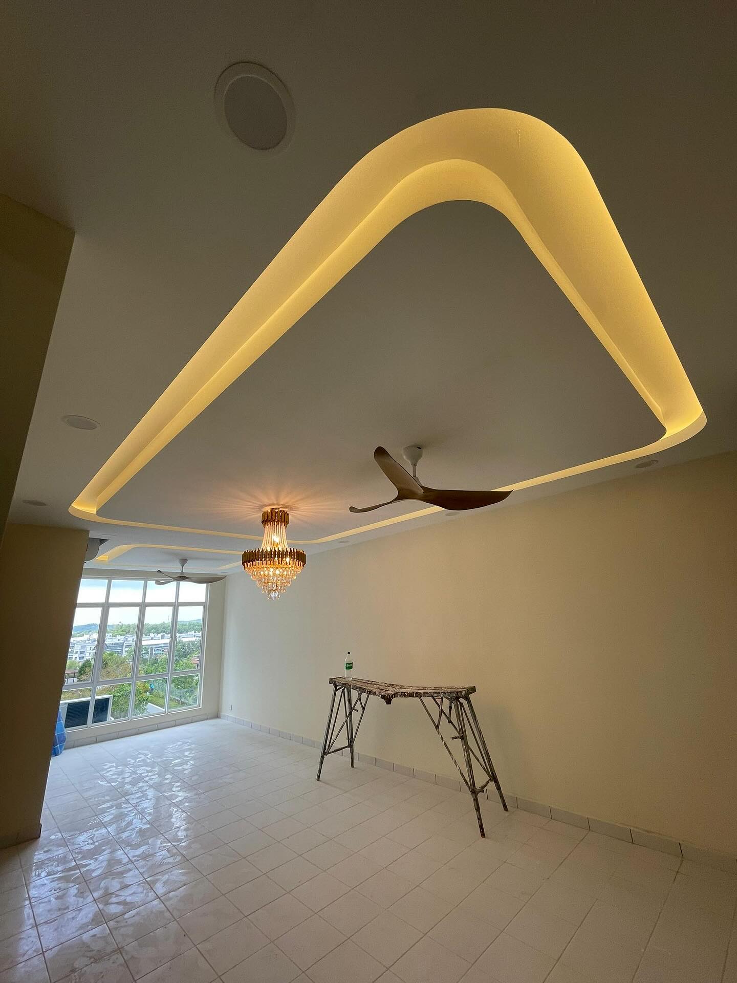 Chanteq Furniture Facebook ad: PLASTER CEILING PROMO, DESIGN CANTIK, HARGA PUN MENARIK!