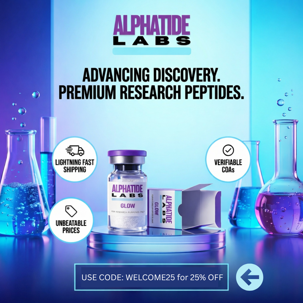 Alphatide Labs Facebook ad: Limited time Buy One Get one Free