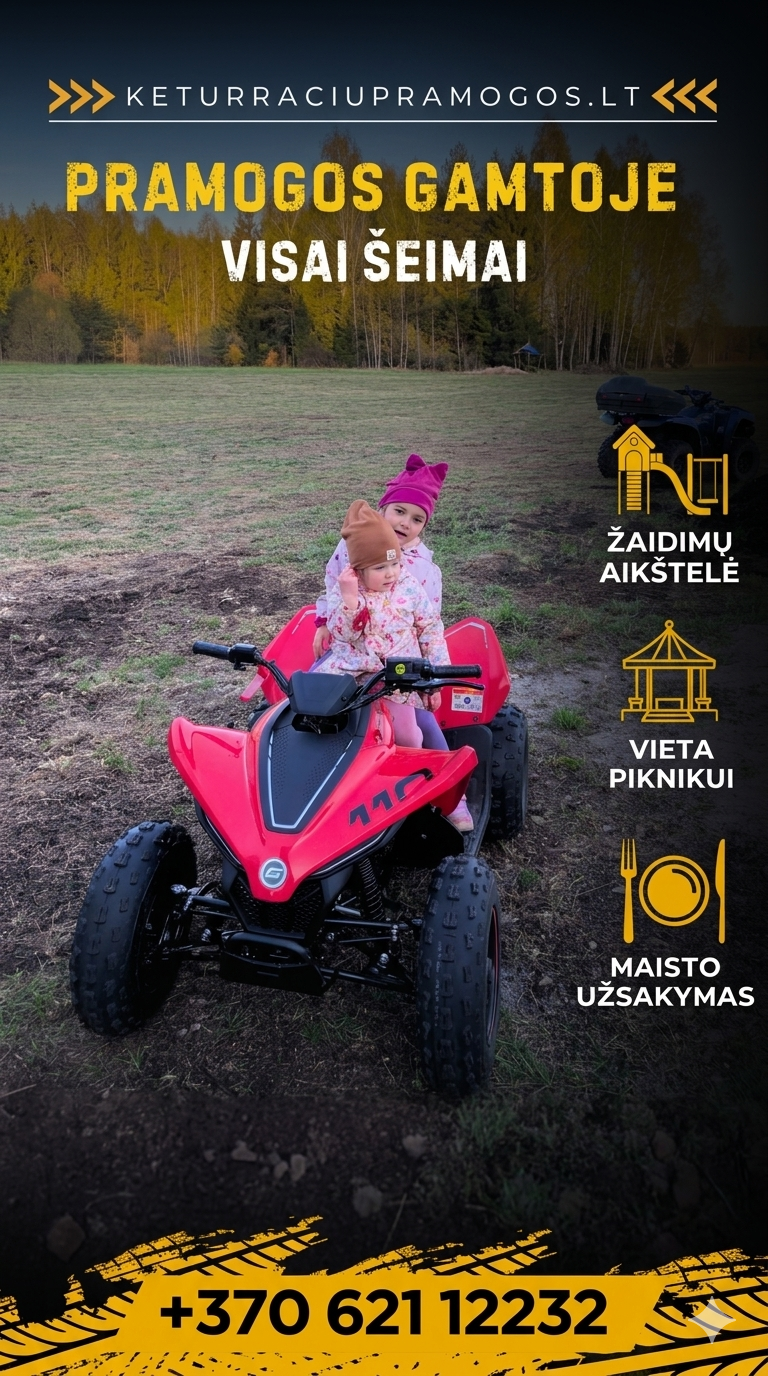 Keturračių Pramogos Facebook ad
