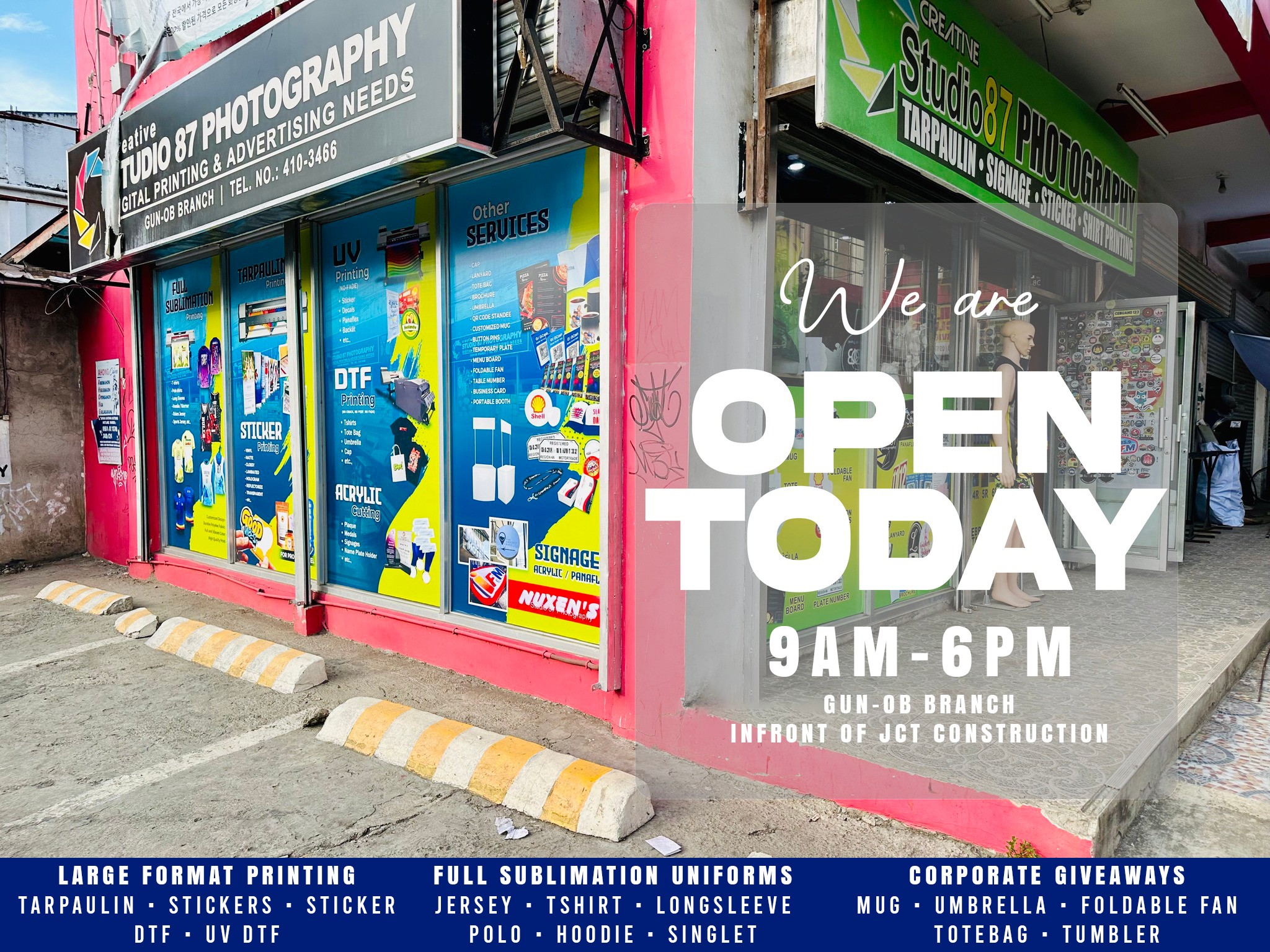 Creative Studio 87 Facebook ad: Your source of Quality Printing Needs