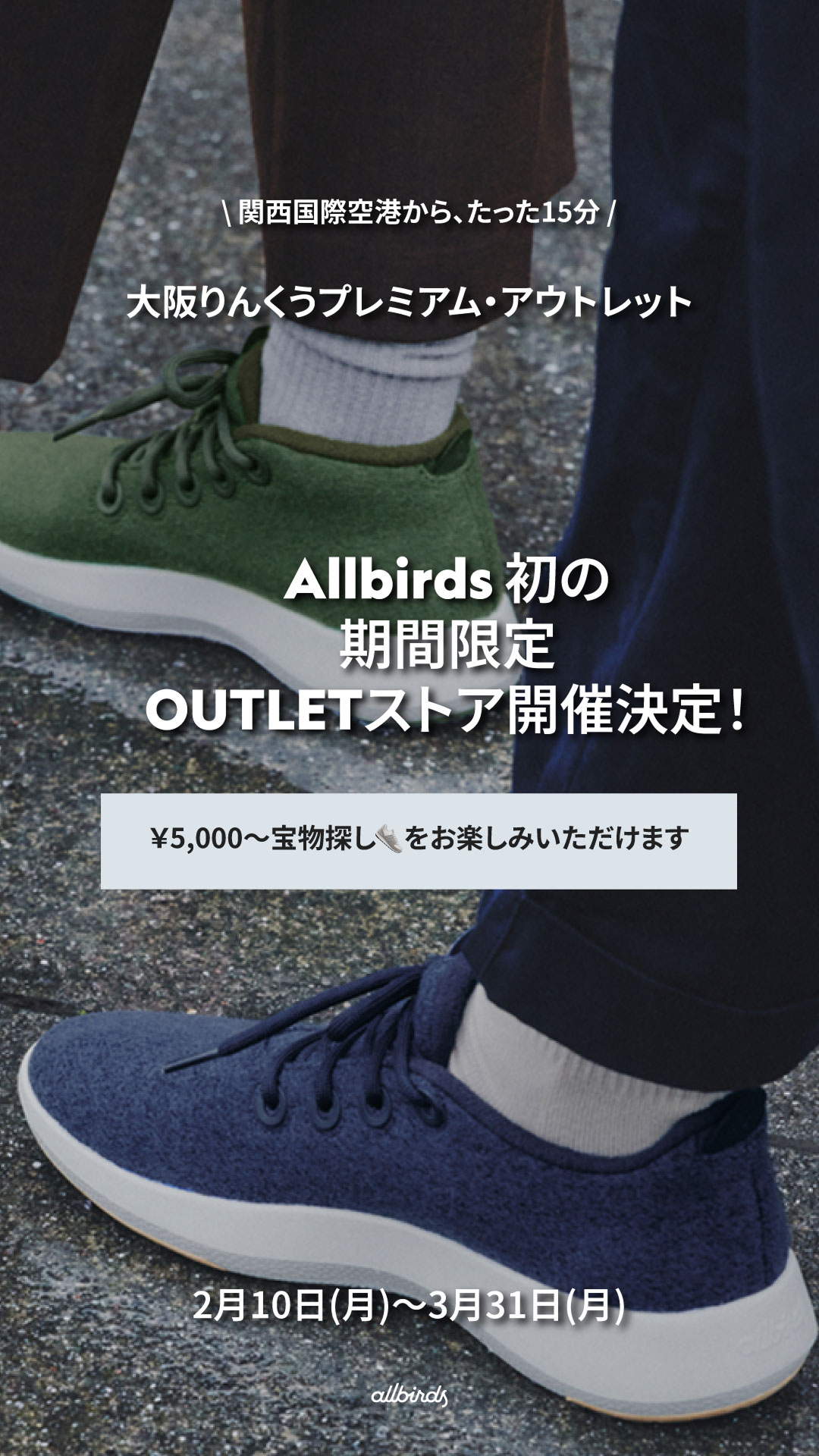 Allbirds Japan Facebook ad