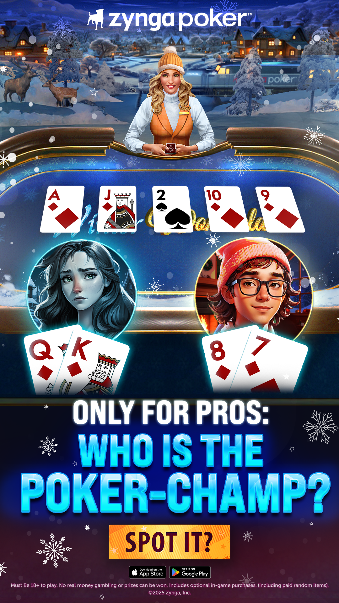 Texas HoldEm Poker Facebook ad