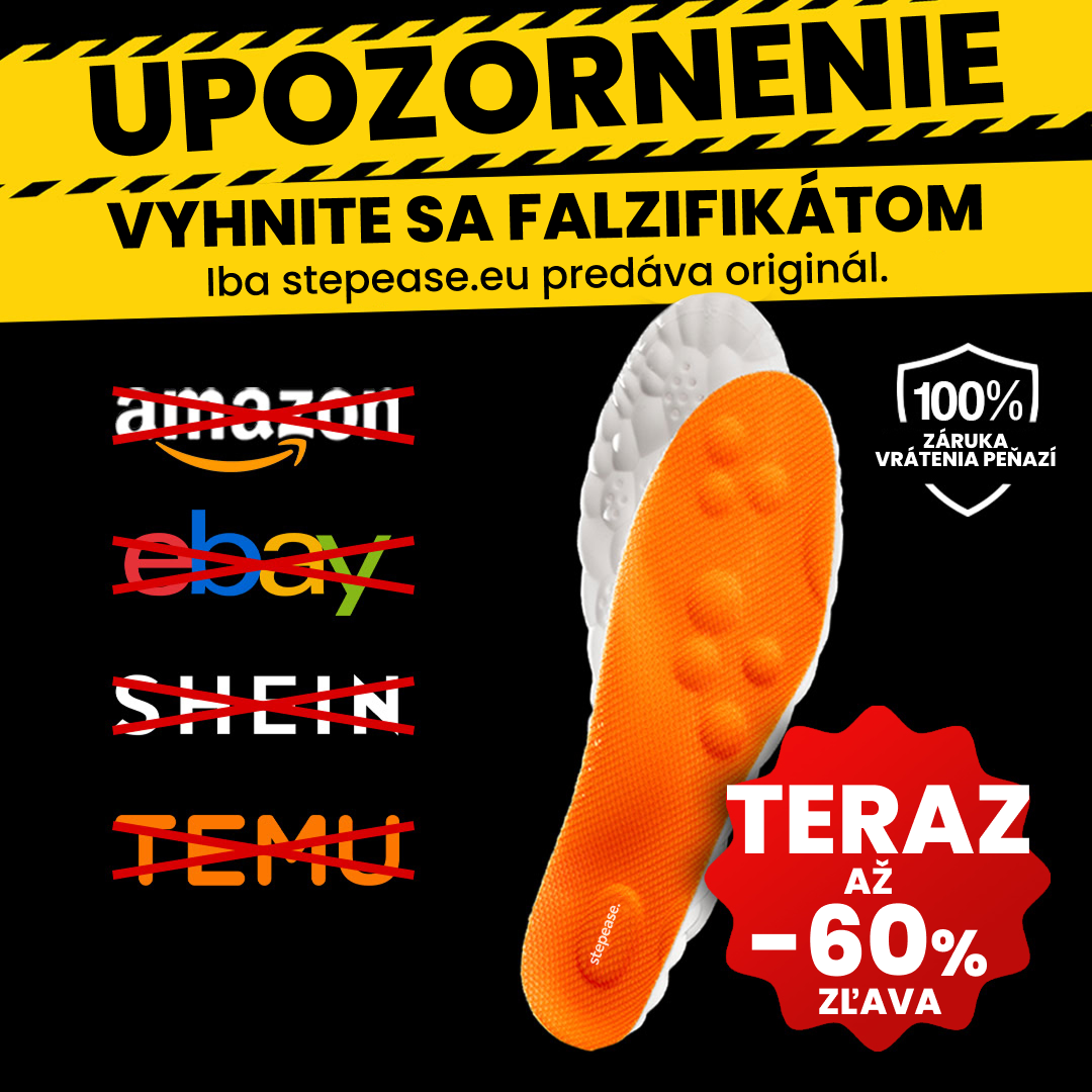 StepEase Facebook ad: Kráčajte ako na oblakoch-alebo je to ZADARMO.