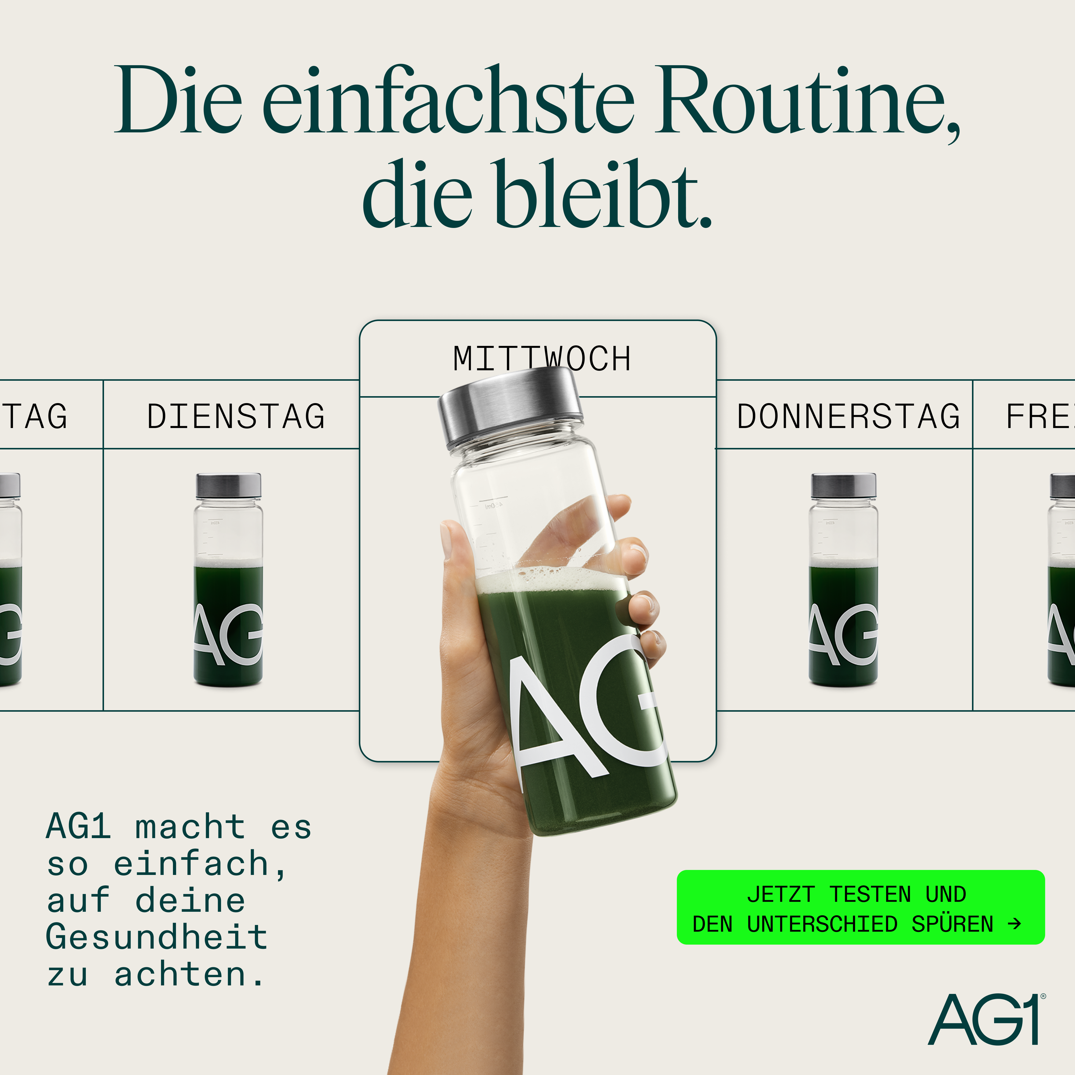 AG1 Deutschland Facebook ad