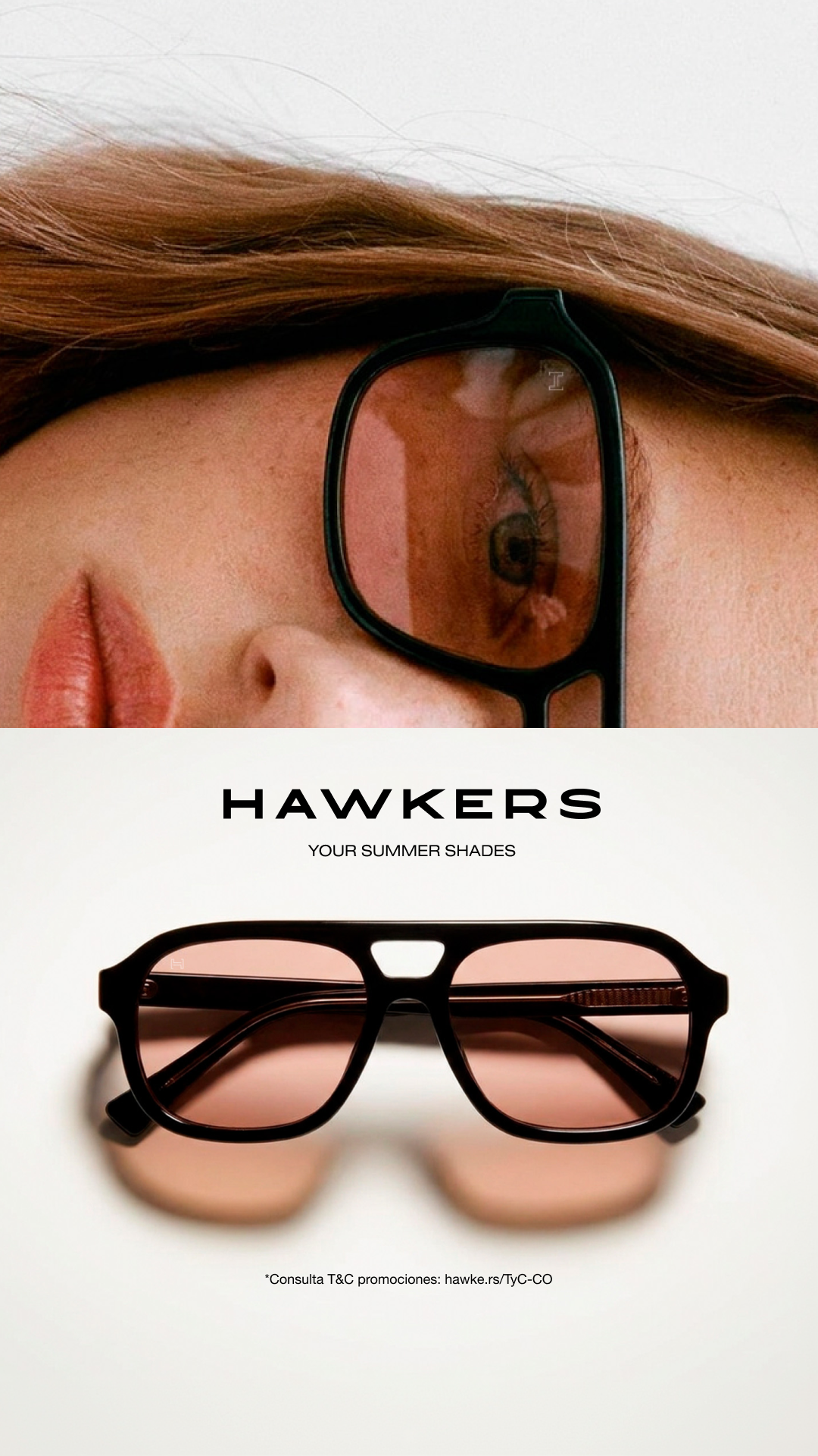 Hawkers Co. Facebook ad