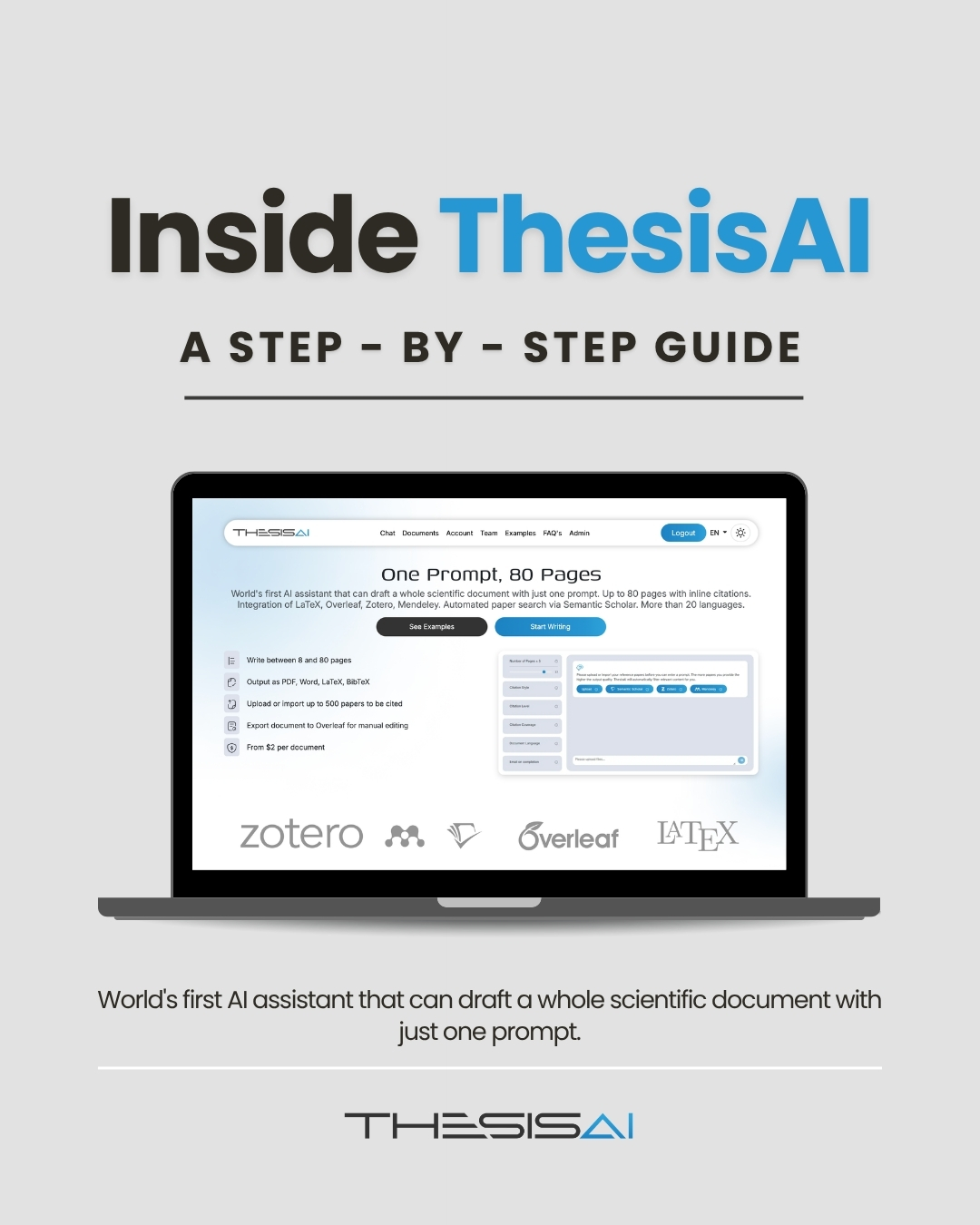 Thesis AI Facebook ad